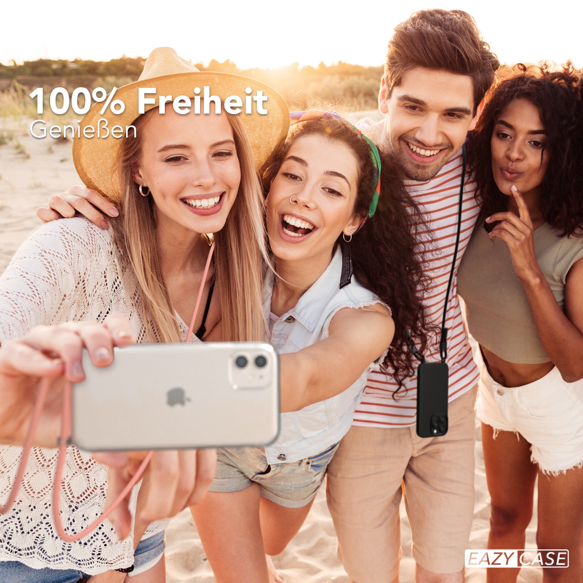 iPhone 11 Hülle + Uni Kordel