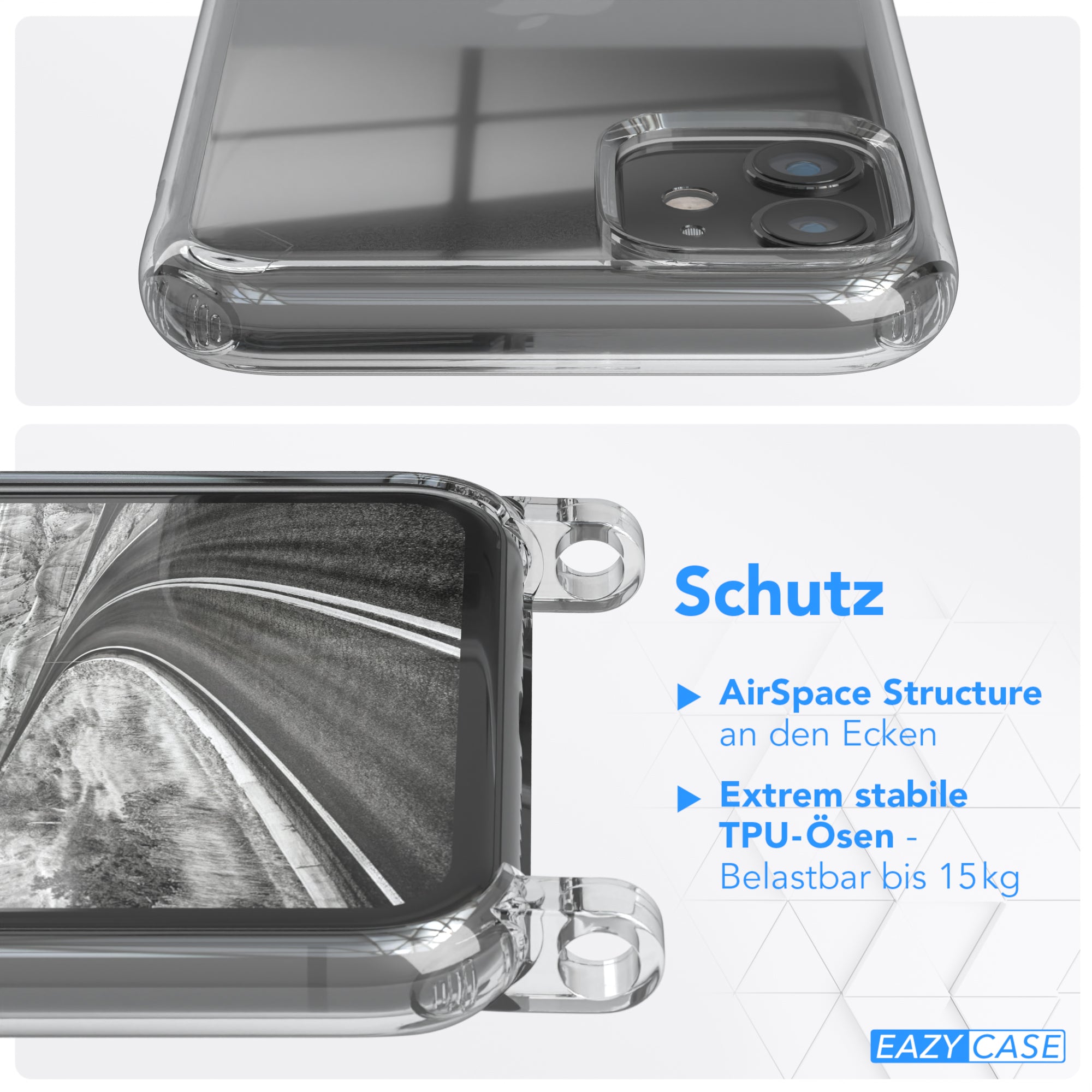 iPhone 11 Hülle + breites Band