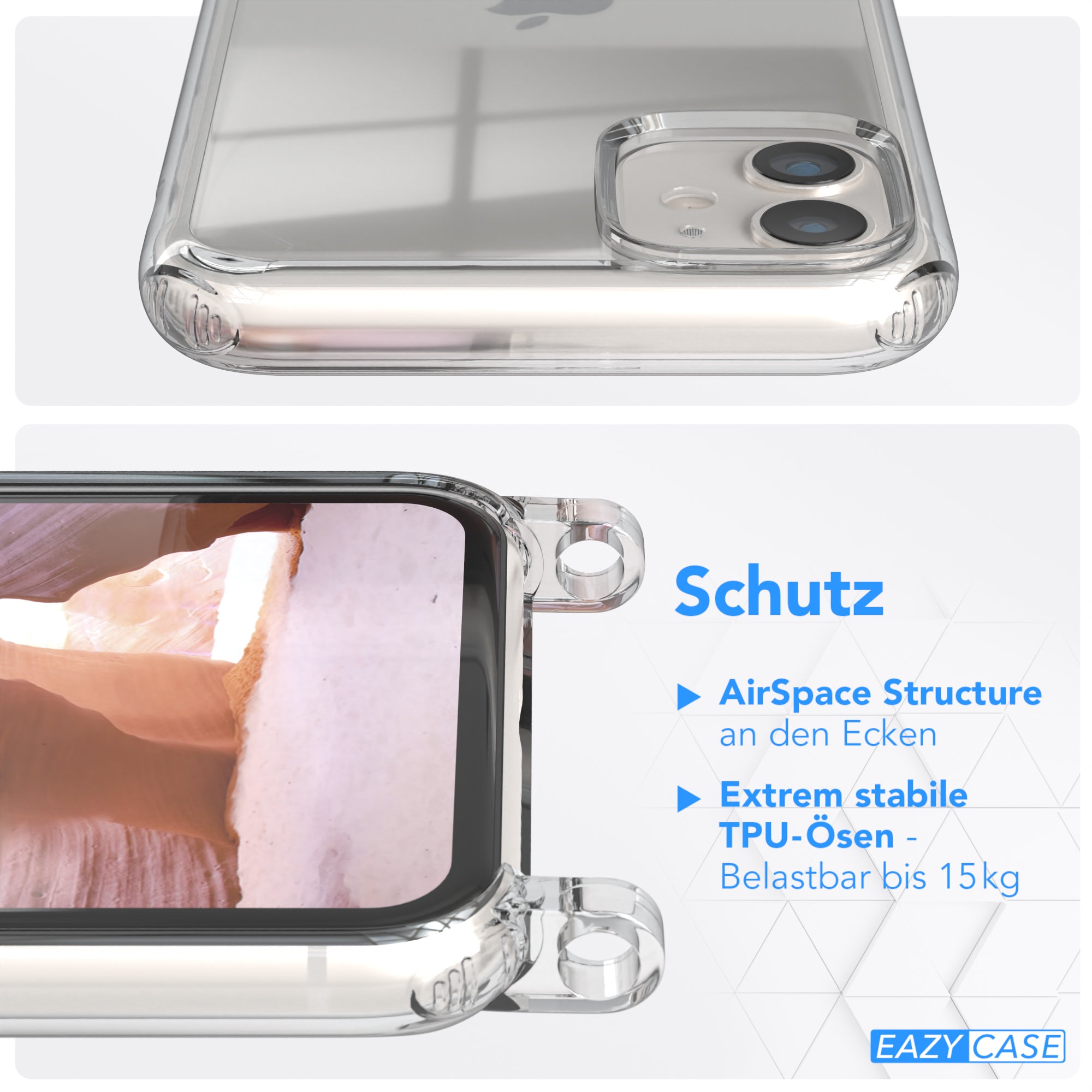 iPhone 11 Hülle + breites Band