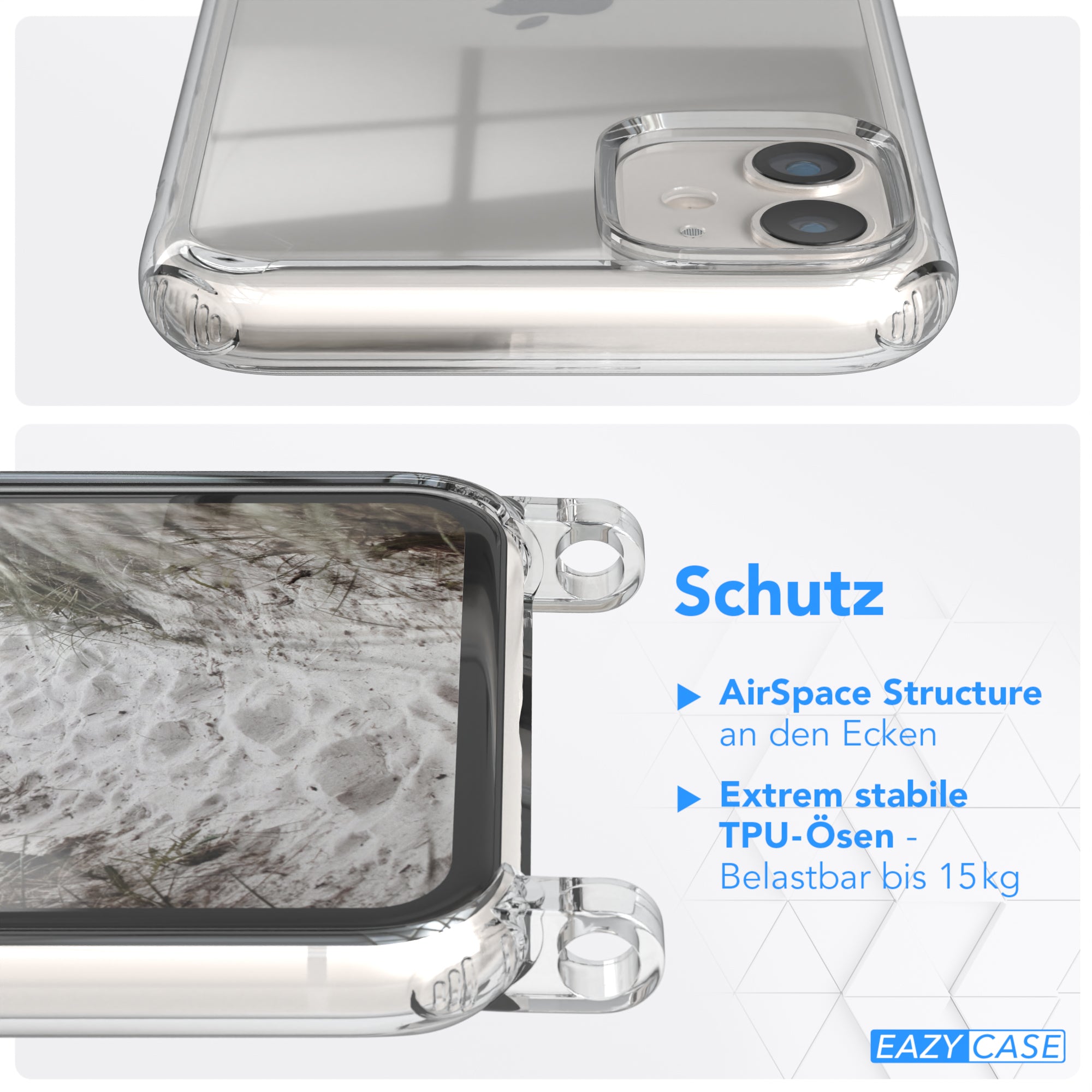 iPhone 11 Hülle + breites Band