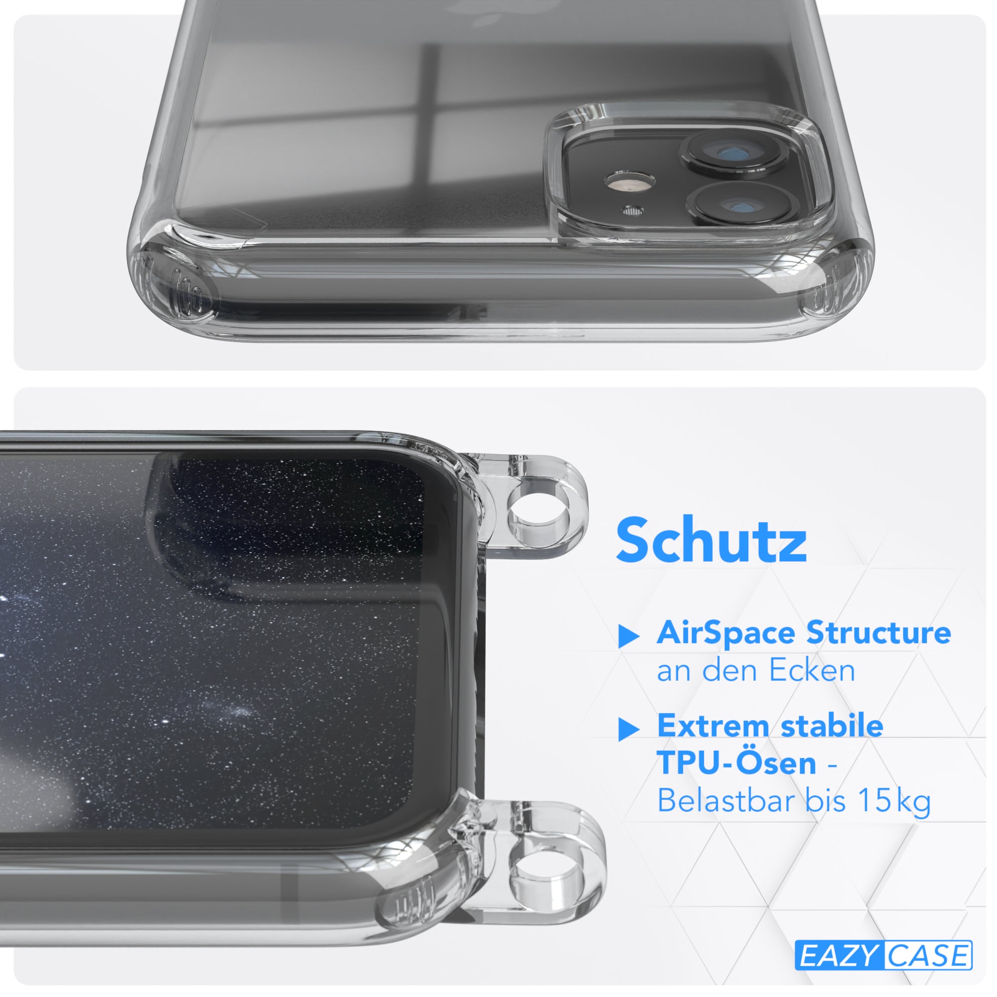 iPhone 11 Hülle + breites Band