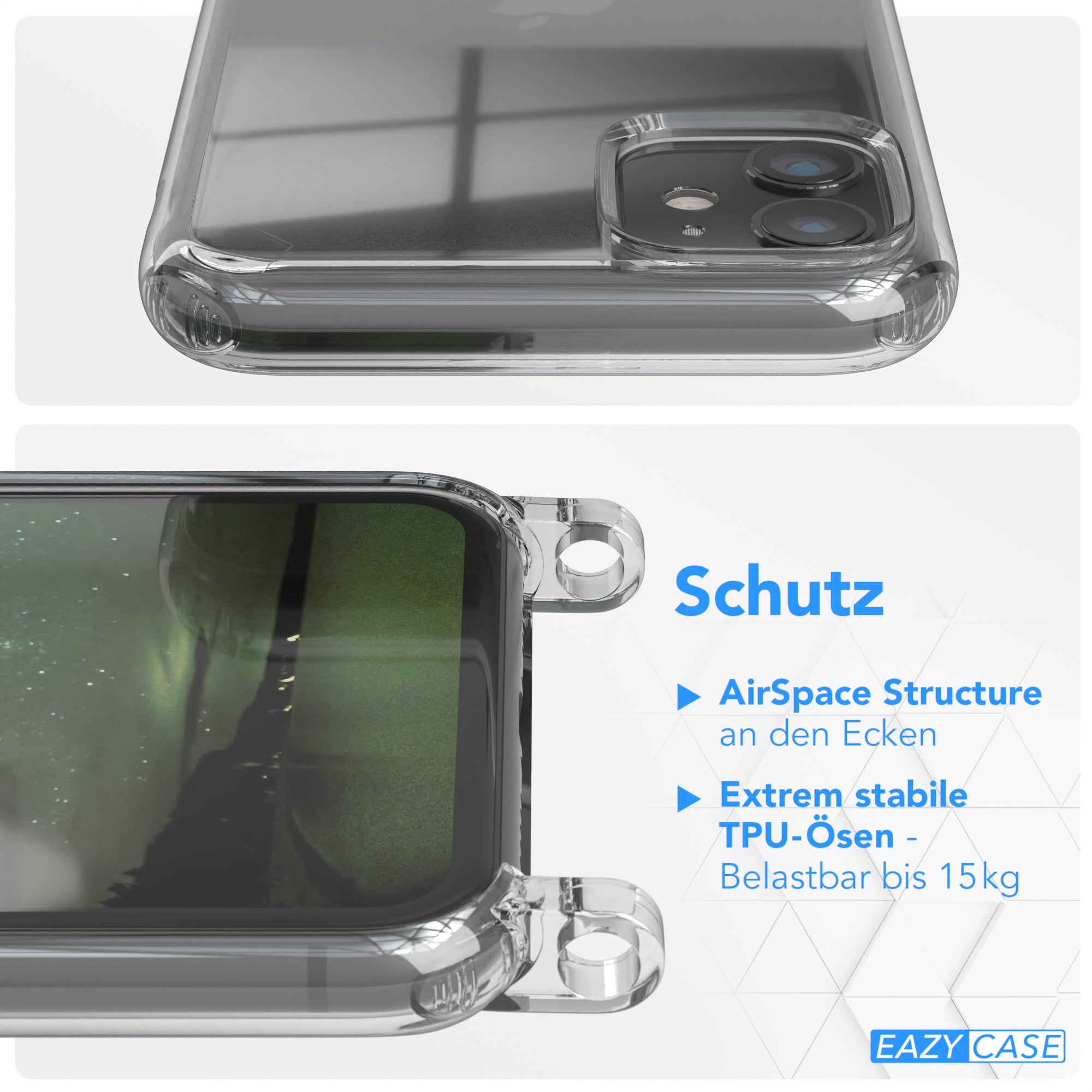 iPhone 11 Hülle + breites Band