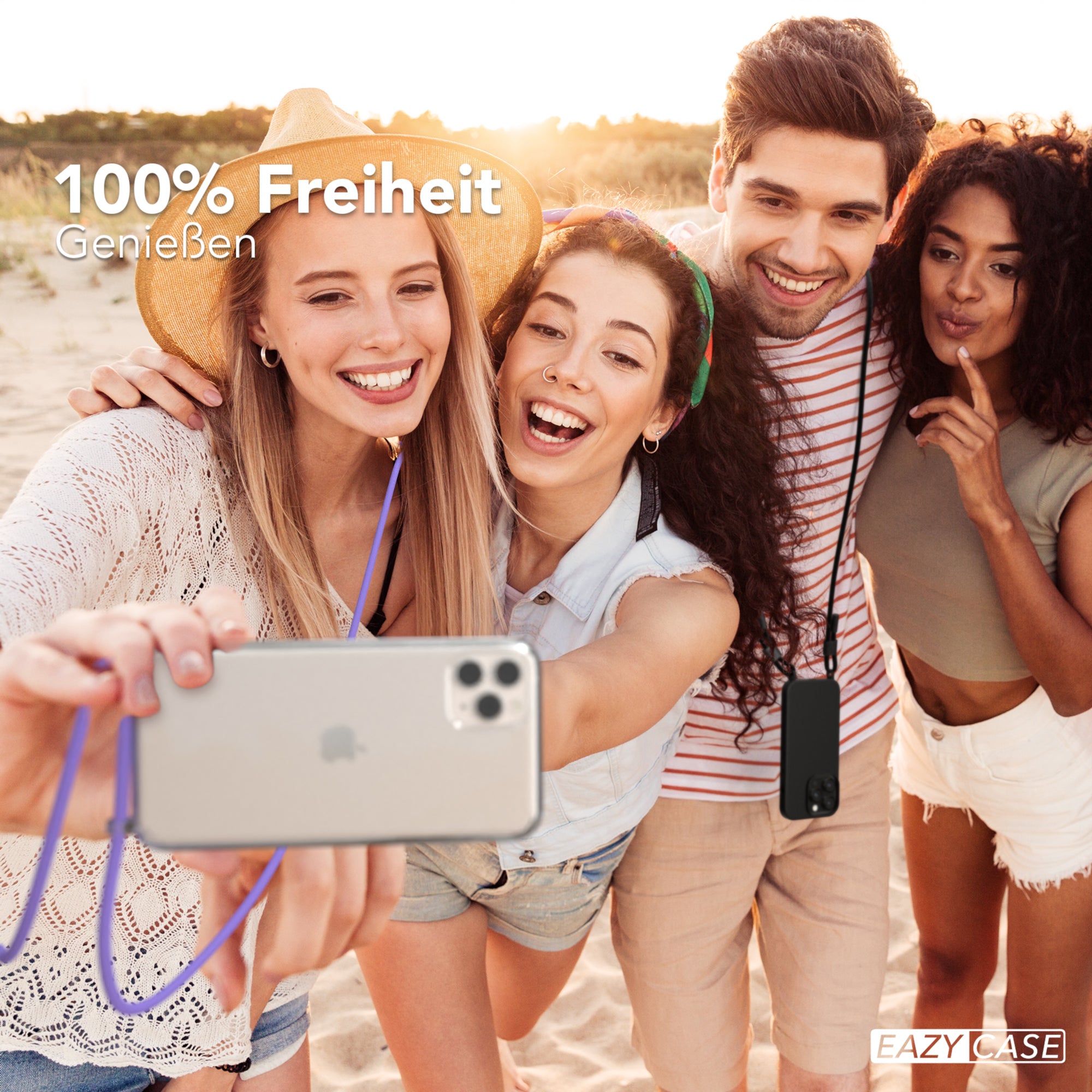 iPhone 11 Pro Max Hülle + Uni Kordel