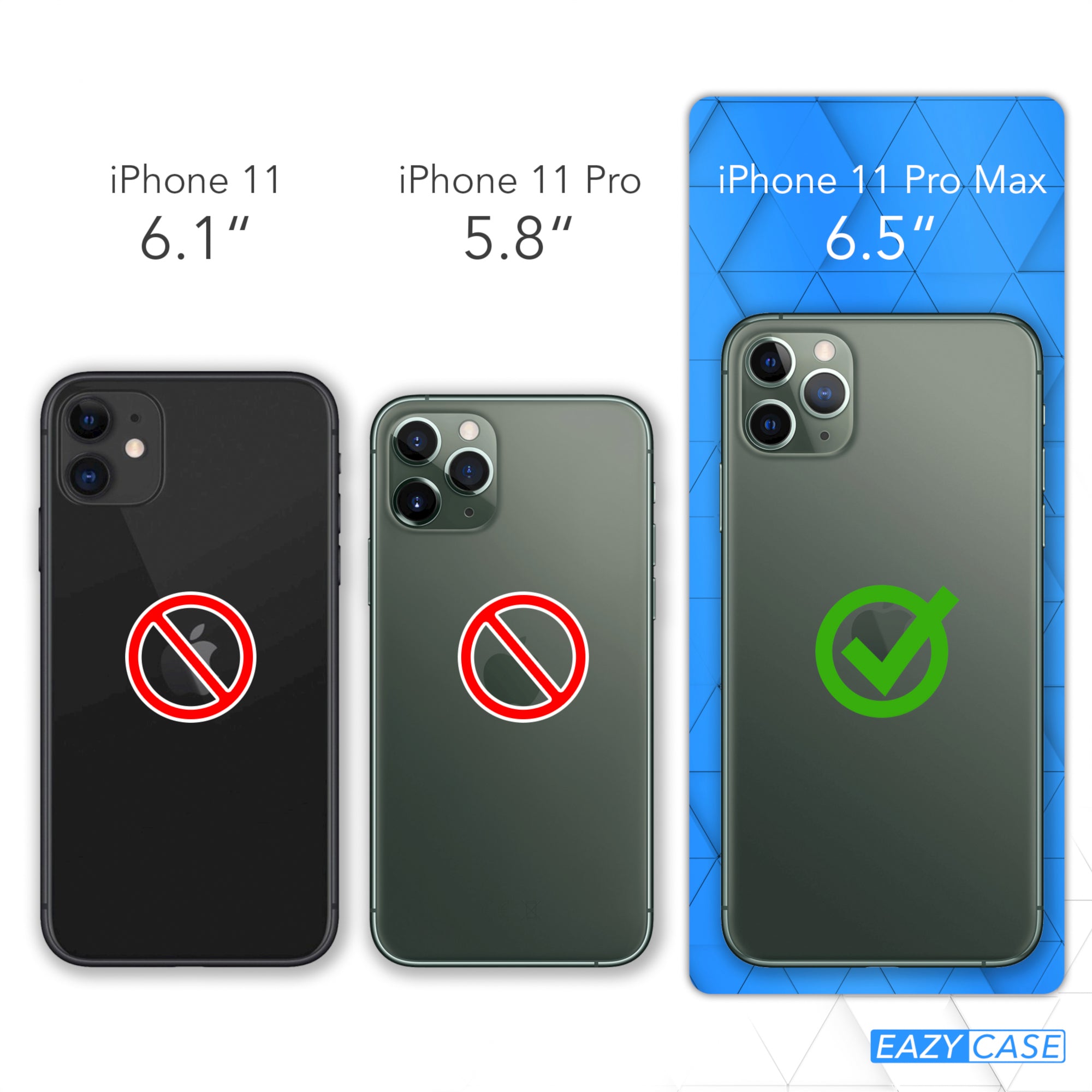iPhone 11 Pro Max Hülle + breites Band