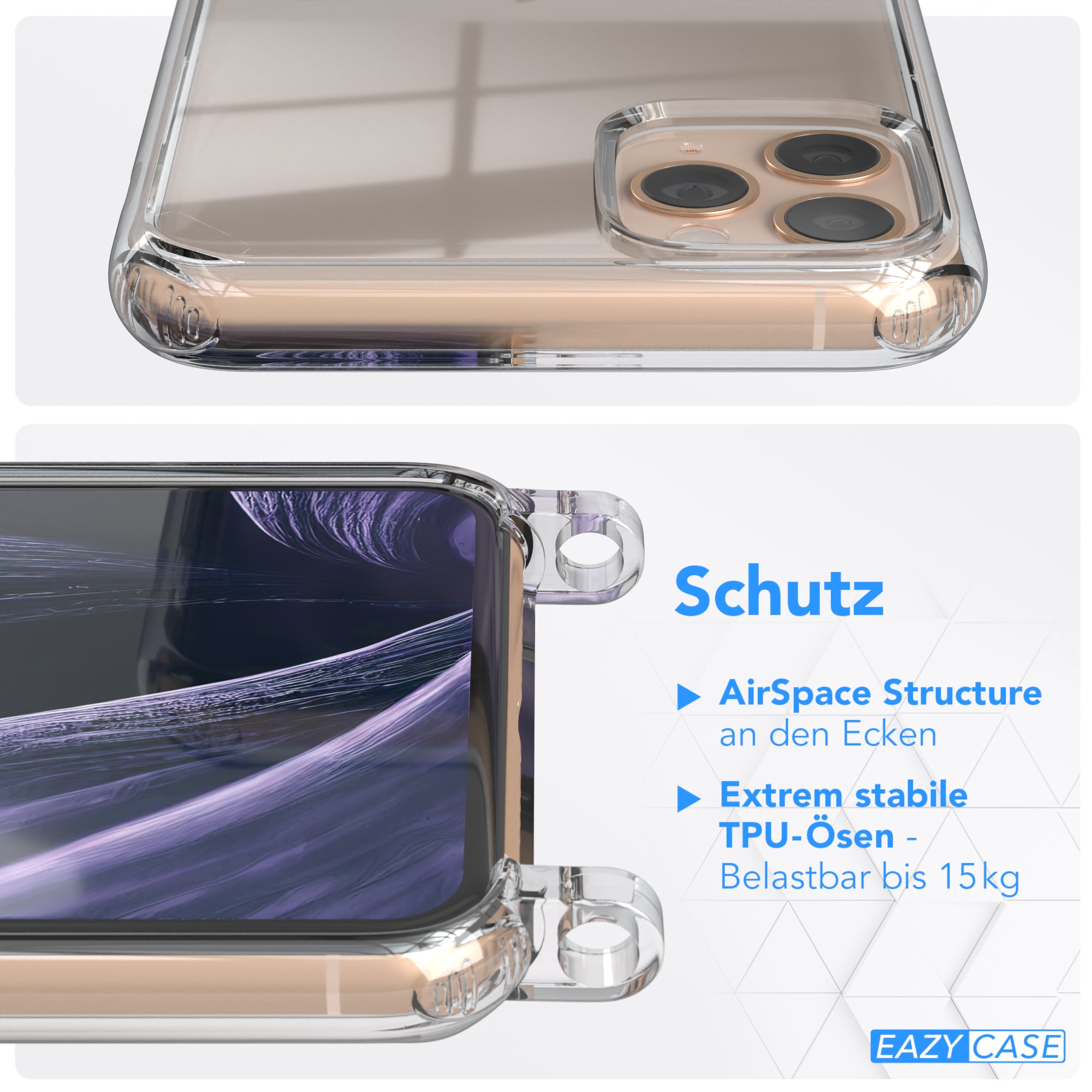 iPhone 11 Pro Max Hülle + breites Band