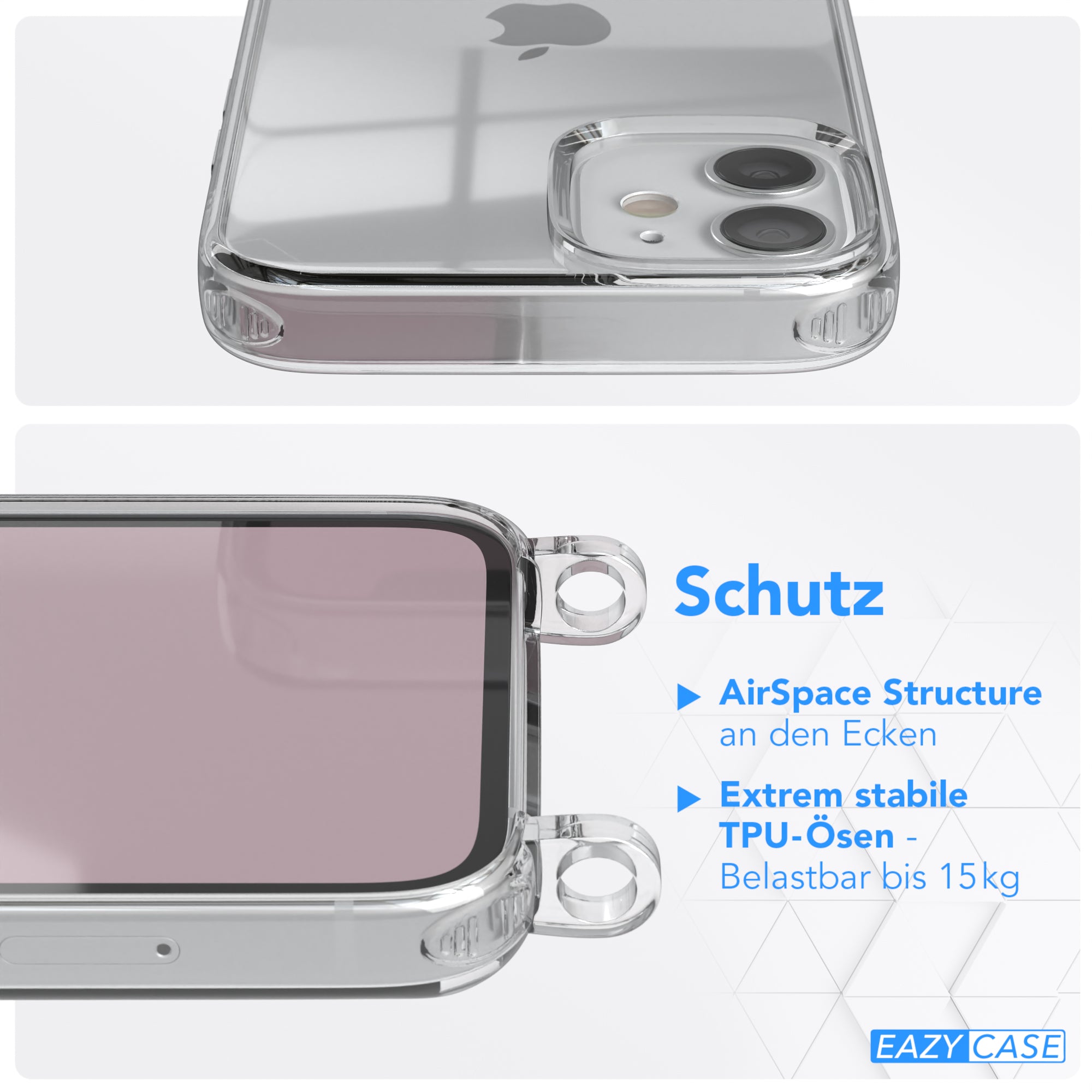 iPhone 12 Mini Hülle + Uni Kordel
