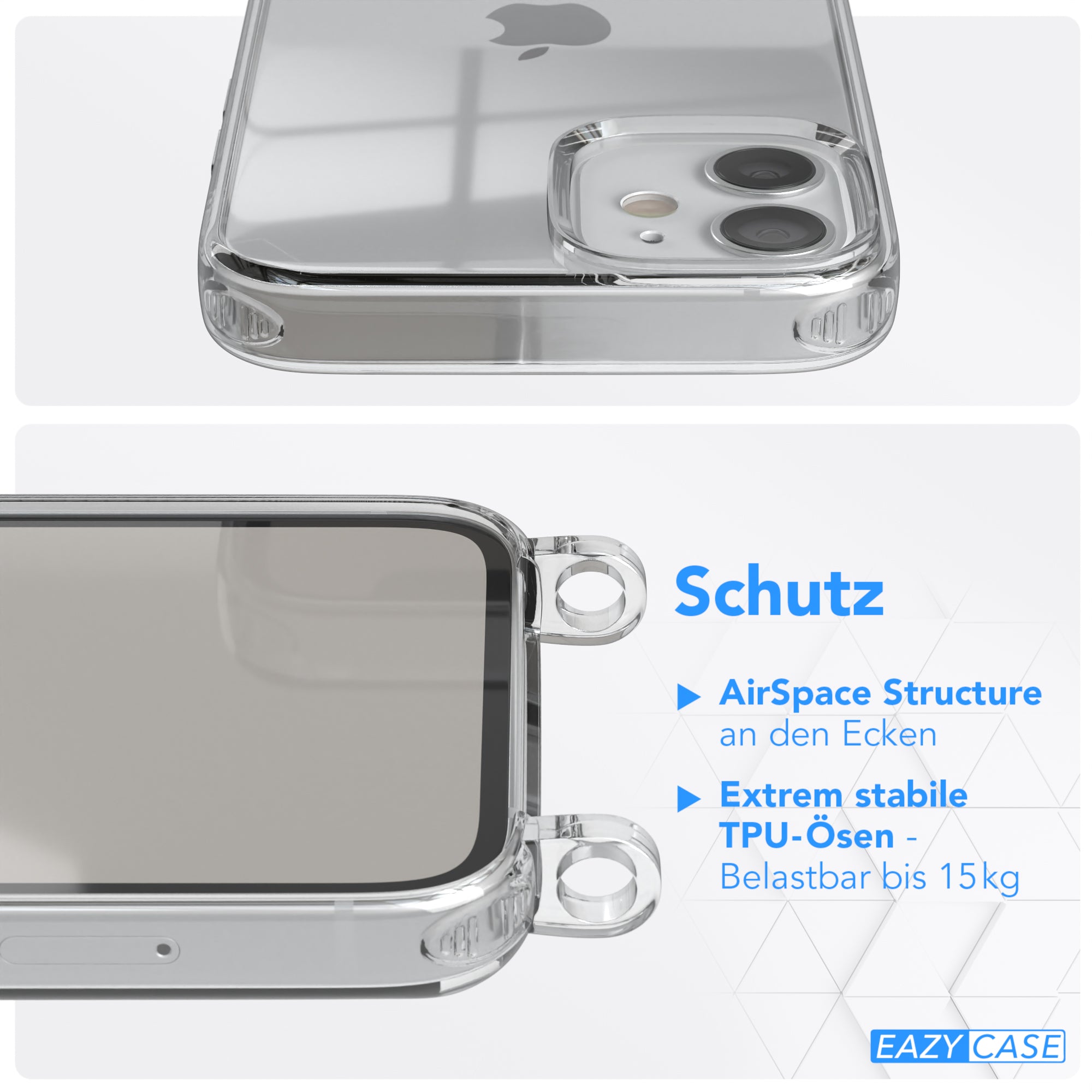 iPhone 12 Mini Hülle + Uni Kordel