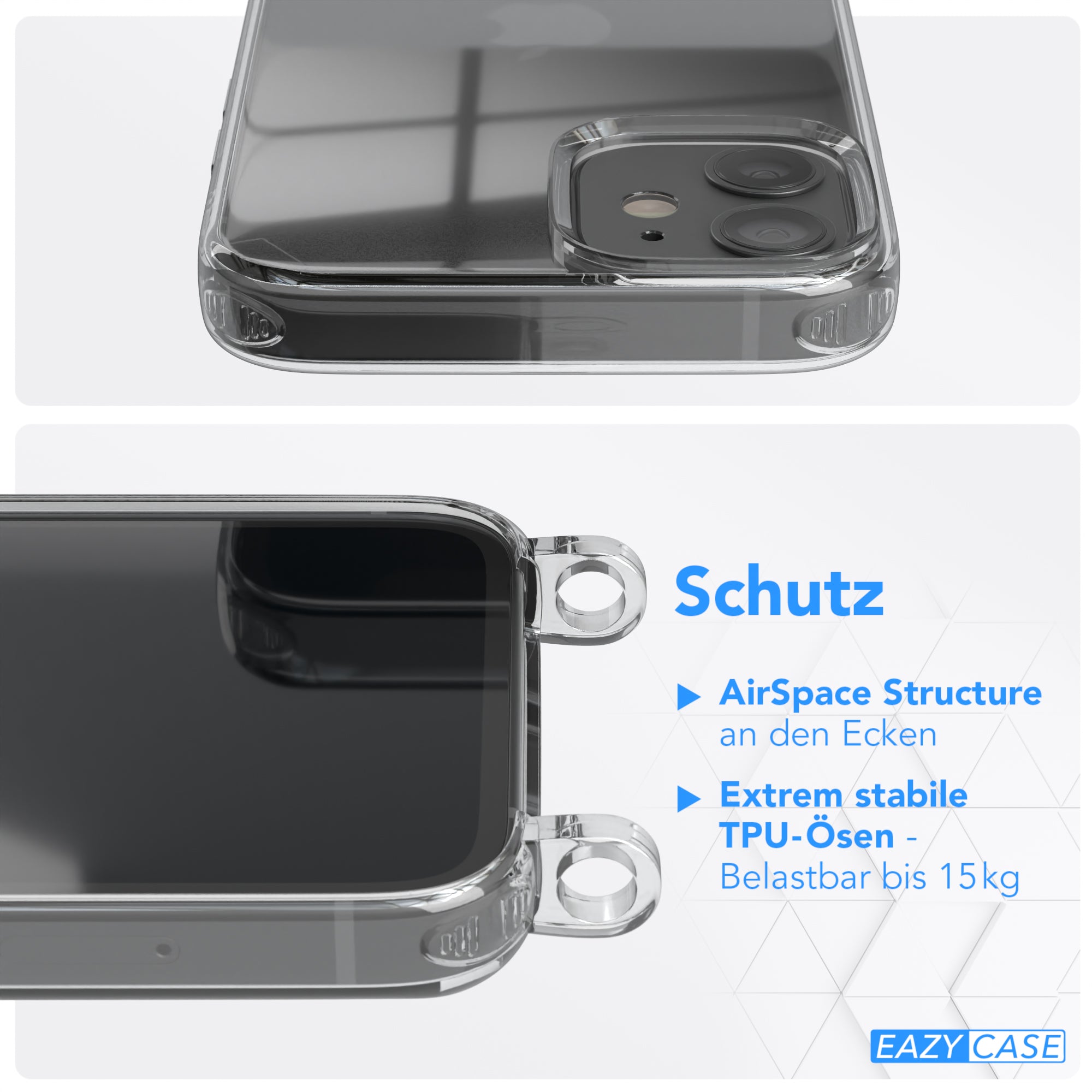 iPhone 12 Mini Hülle + Uni Kordel