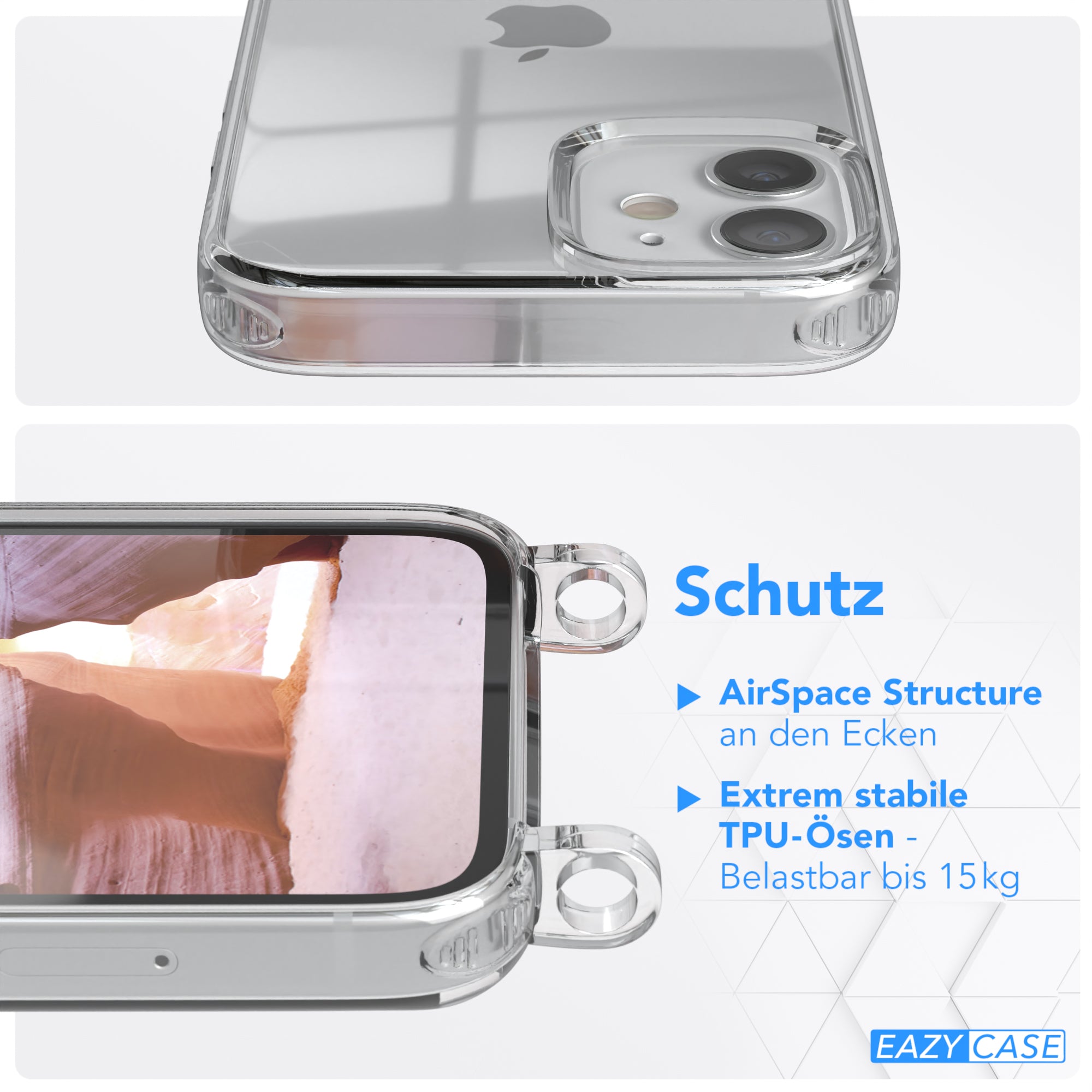 iPhone 12 Mini Hülle + breites Band