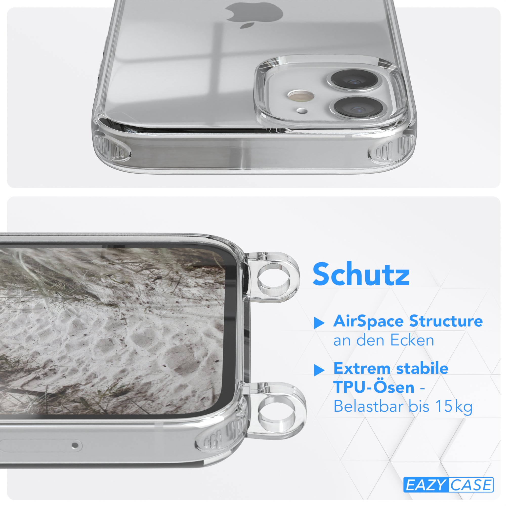 iPhone 12 Mini Hülle + breites Band