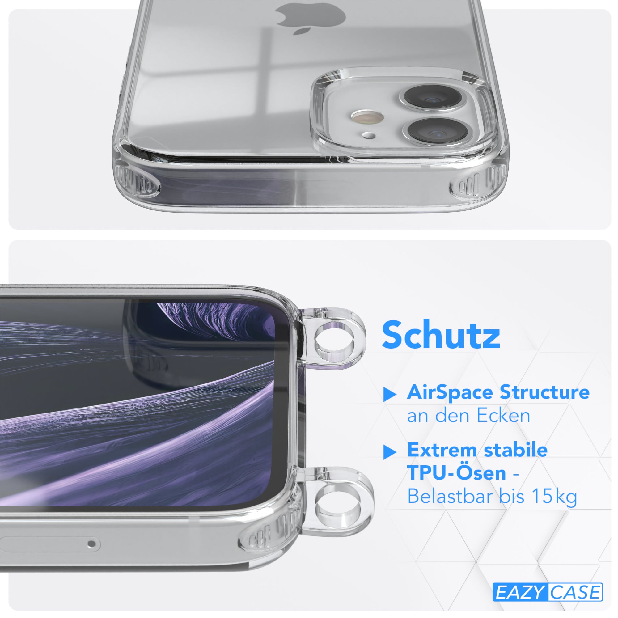 iPhone 12 Mini Hülle + breites Band