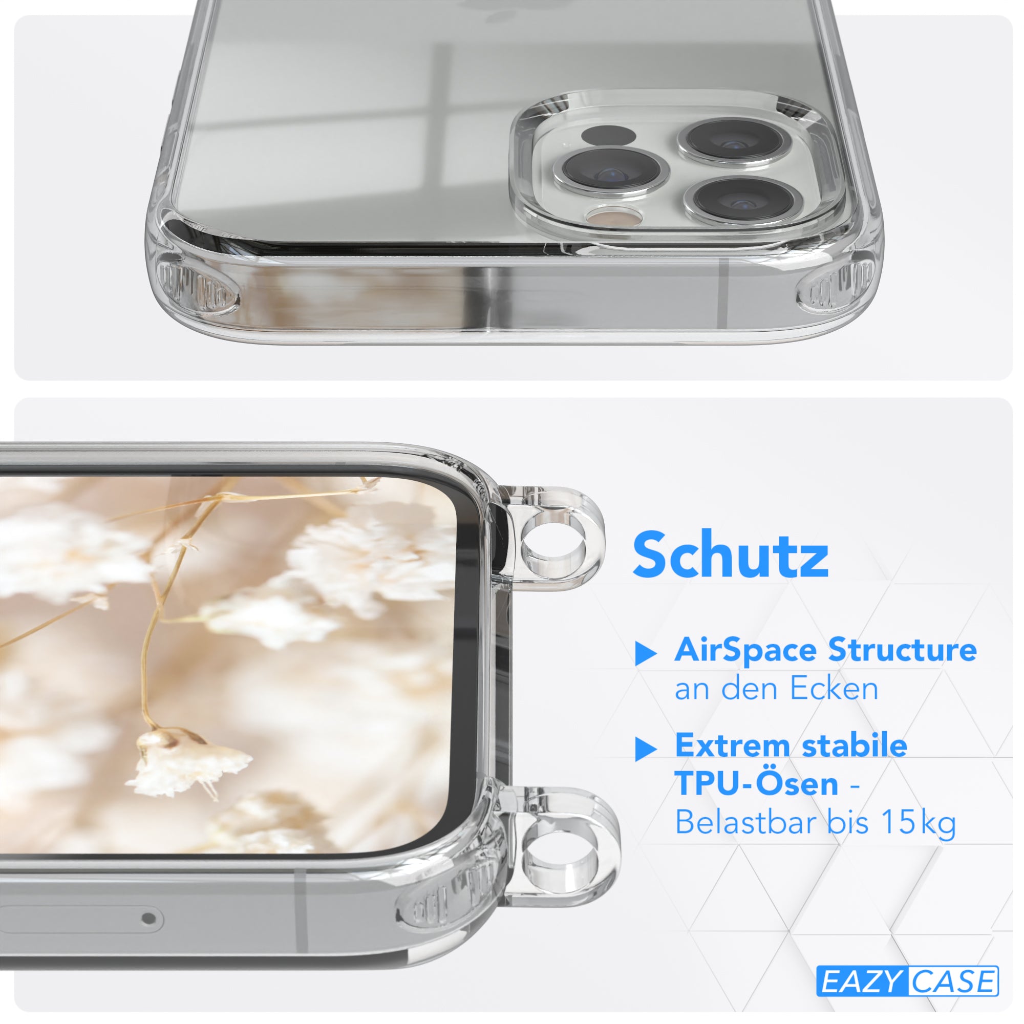 iPhone 12 / 12 Pro Hülle + Boho Band