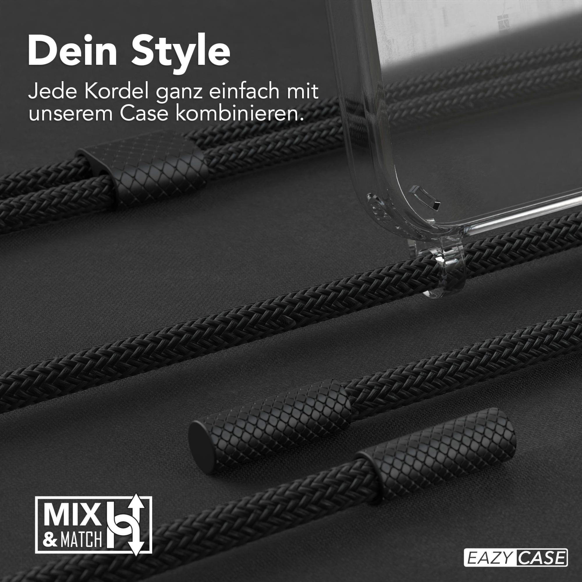 iPhone 12 / 12 Pro Hülle + Uni Kordel