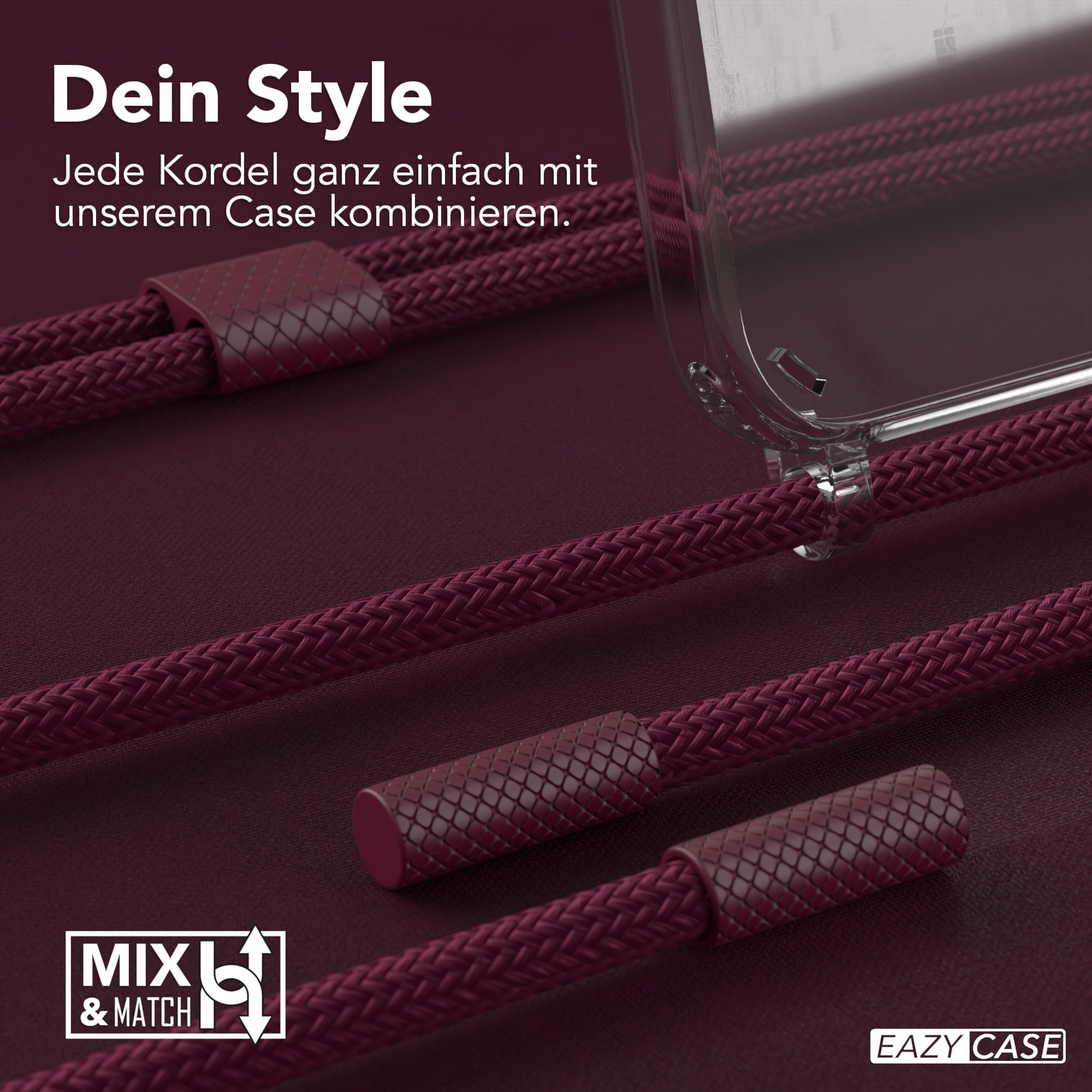 iPhone 12 / 12 Pro Hülle + Uni Kordel