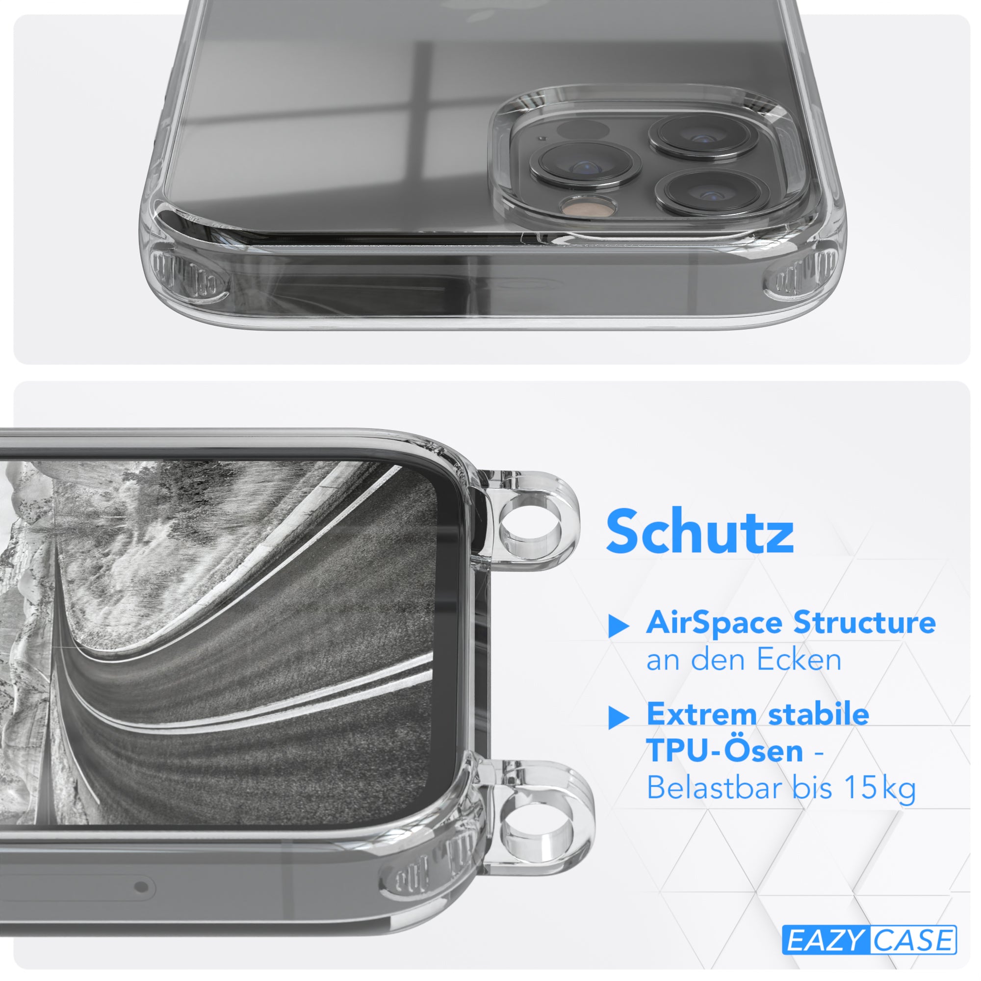 iPhone 12 / 12 Pro Hülle + breites Band