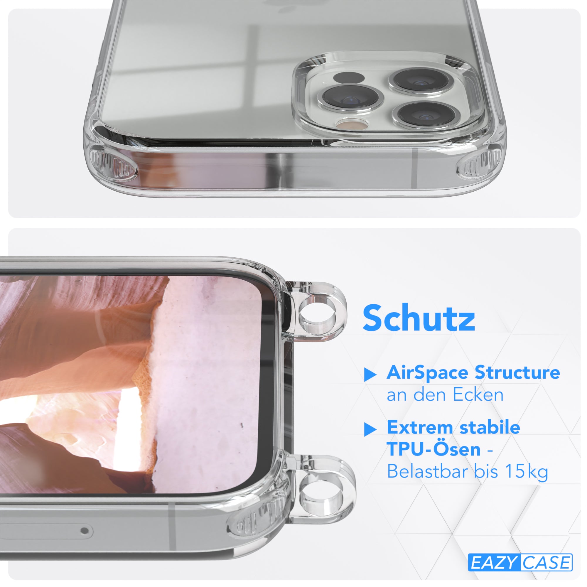 iPhone 12 / 12 Pro Hülle + breites Band