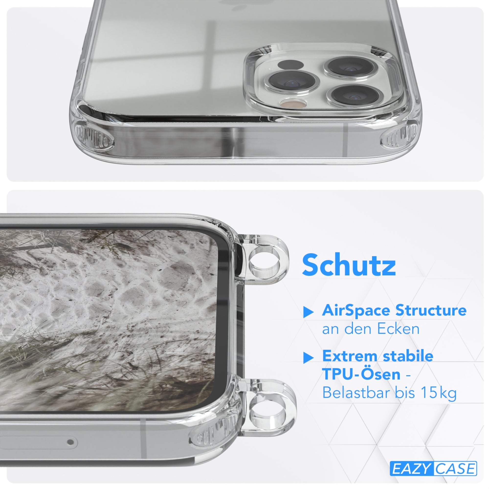 iPhone 12 / 12 Pro Hülle + breites Band