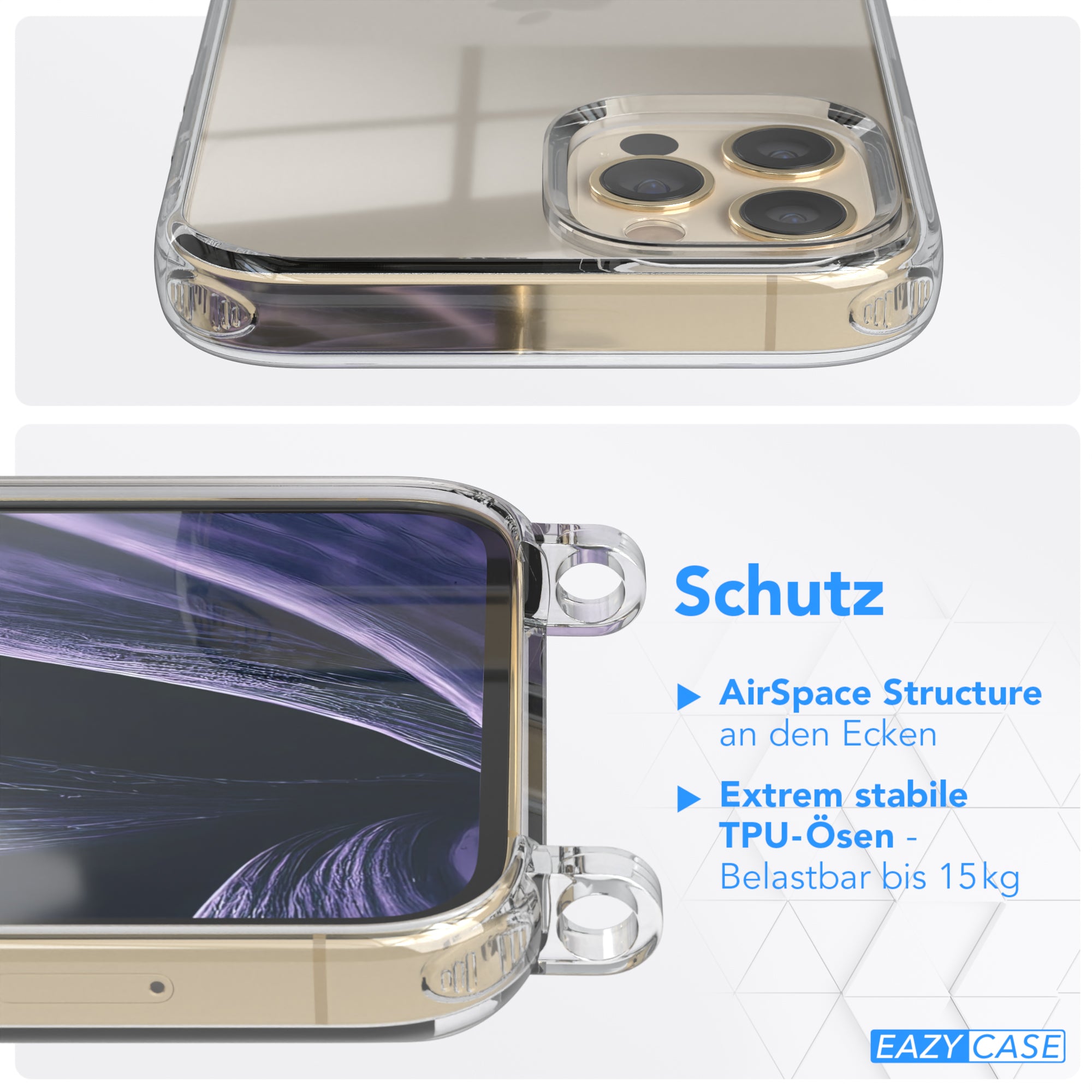 iPhone 12 / 12 Pro Hülle + breites Band