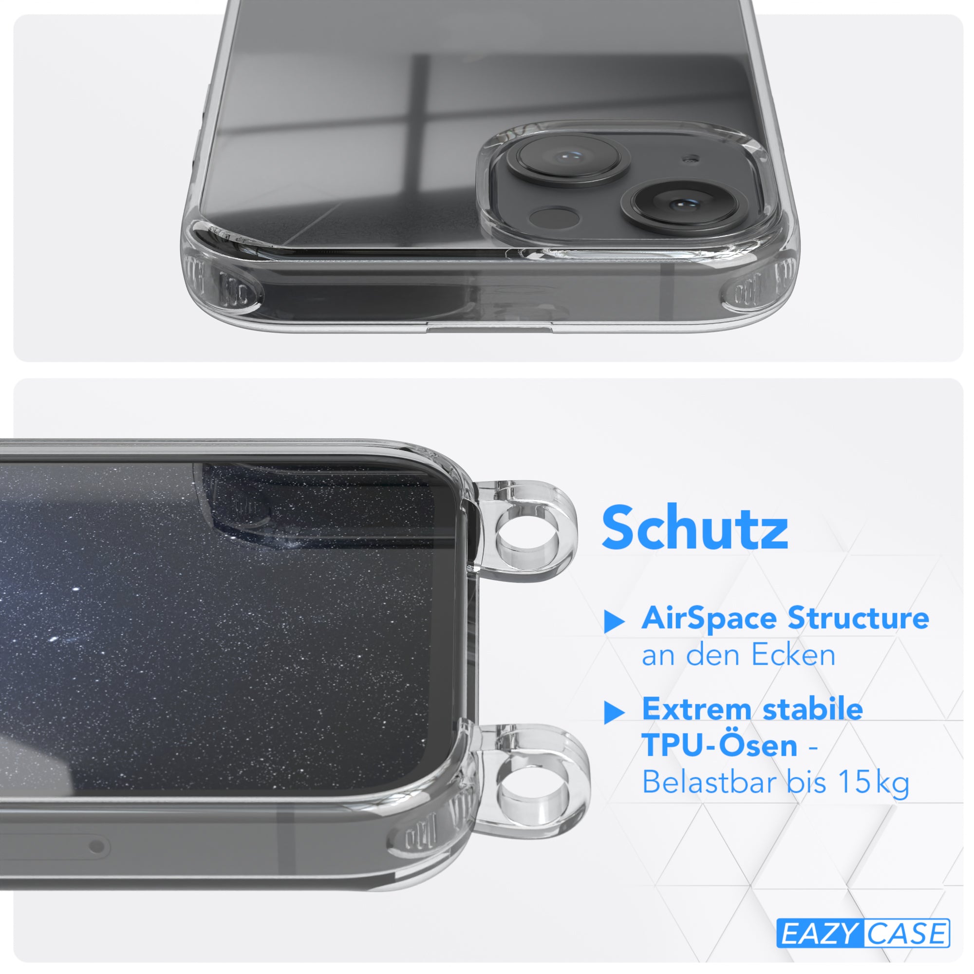 iPhone 13 Mini Hülle + Uni Kordel