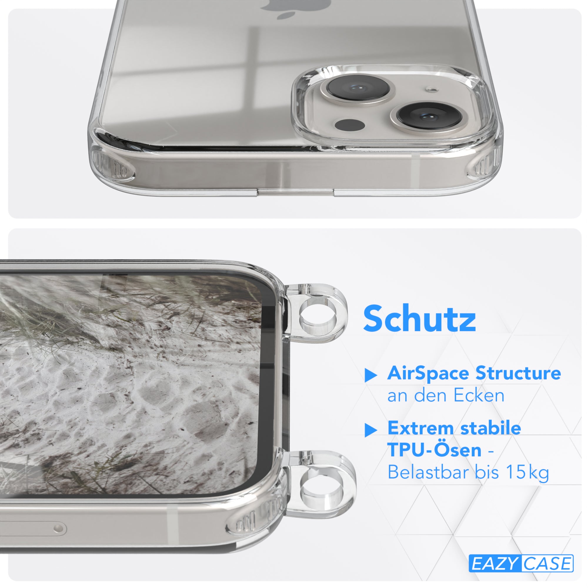 iPhone 13 Hülle + Uni Kordel