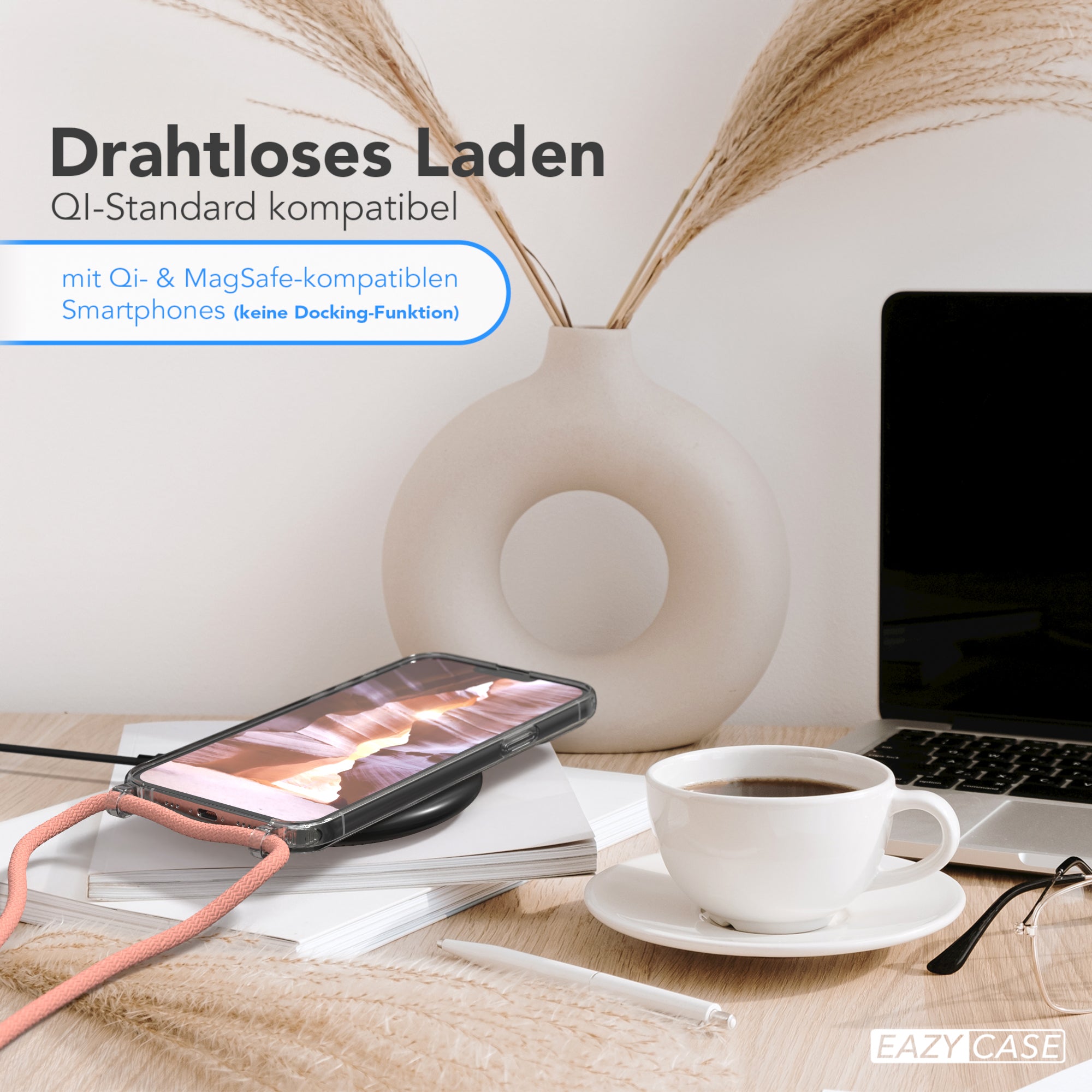 iPhone 13 Pro Max Hülle + Uni Kordel