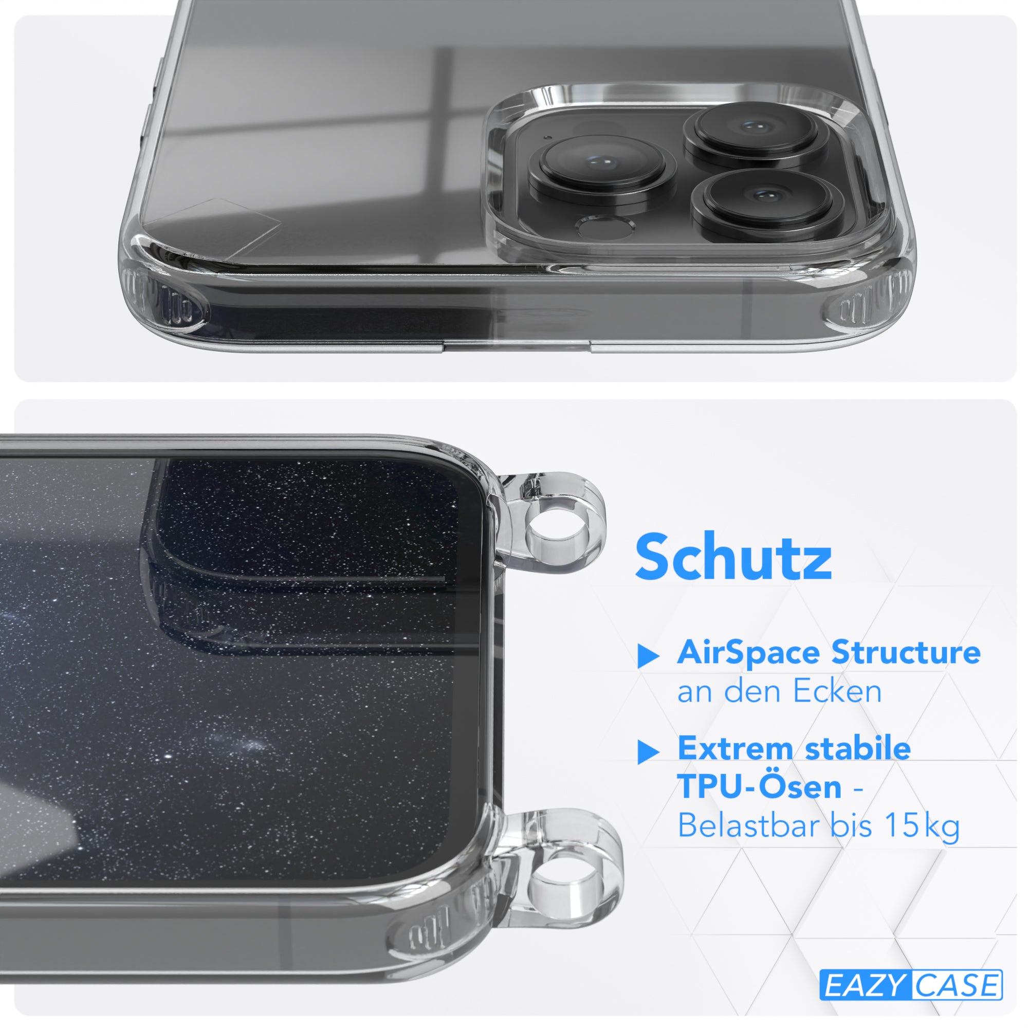 iPhone 13 Pro Max Hülle + Uni Kordel