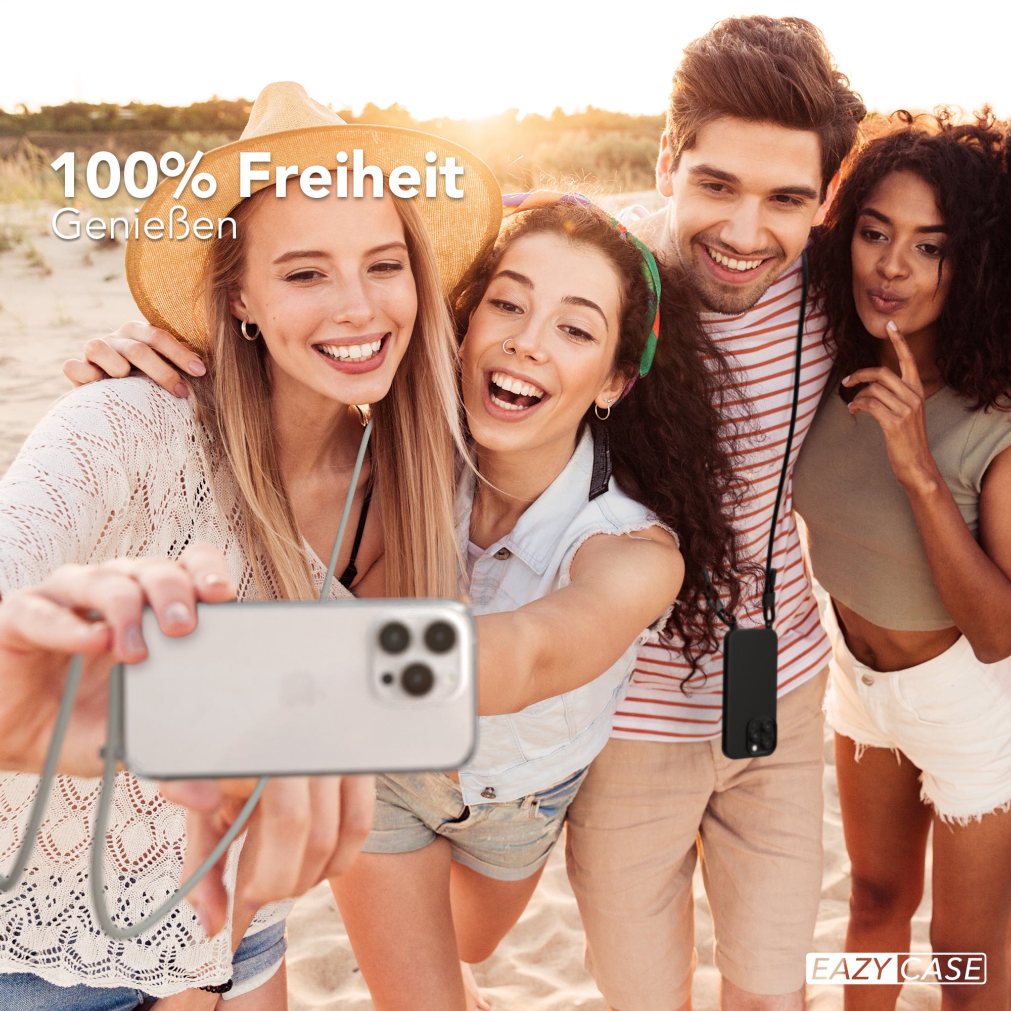 iPhone 14 Pro Hülle + Uni Kordel