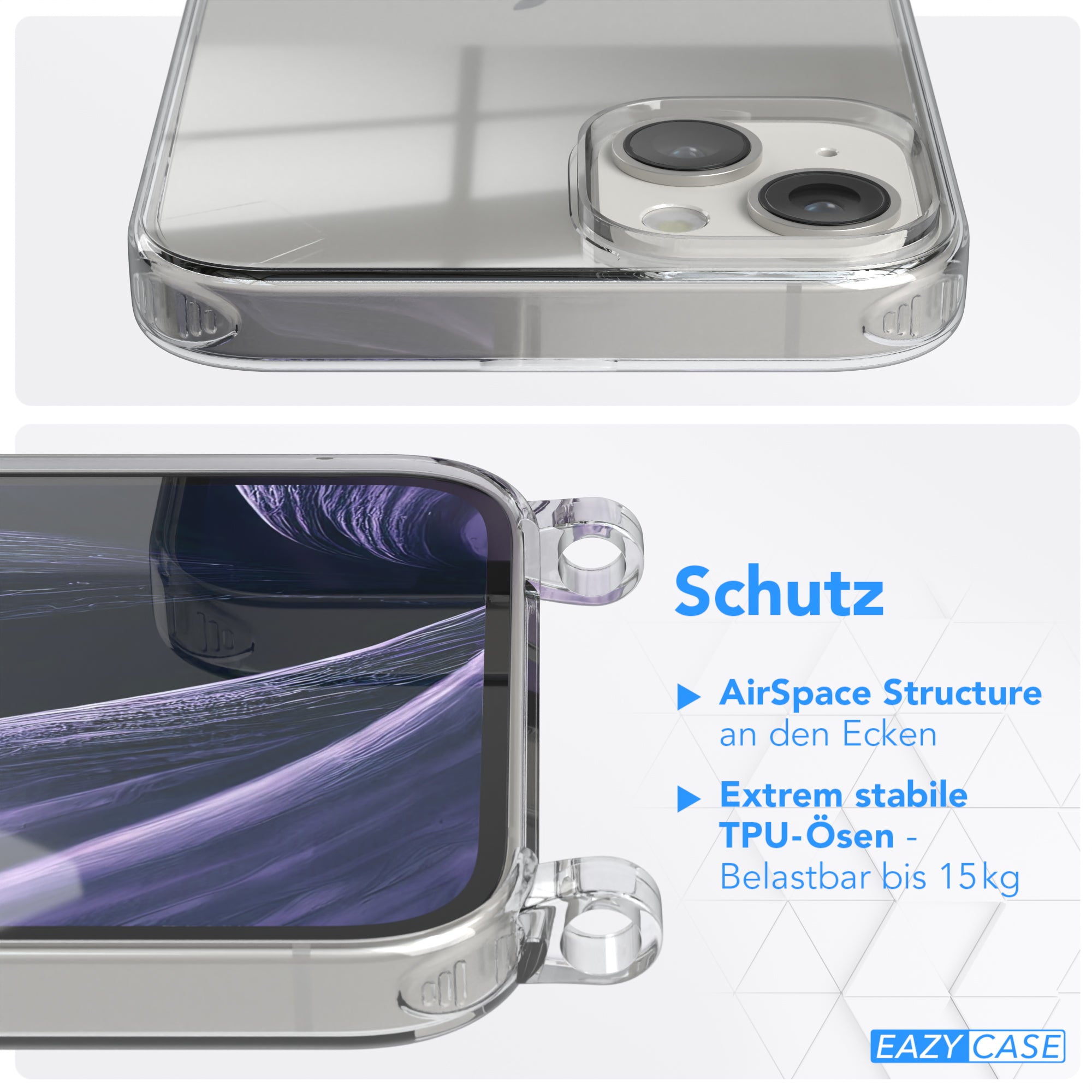 iPhone 14 Plus Hülle + breites Band