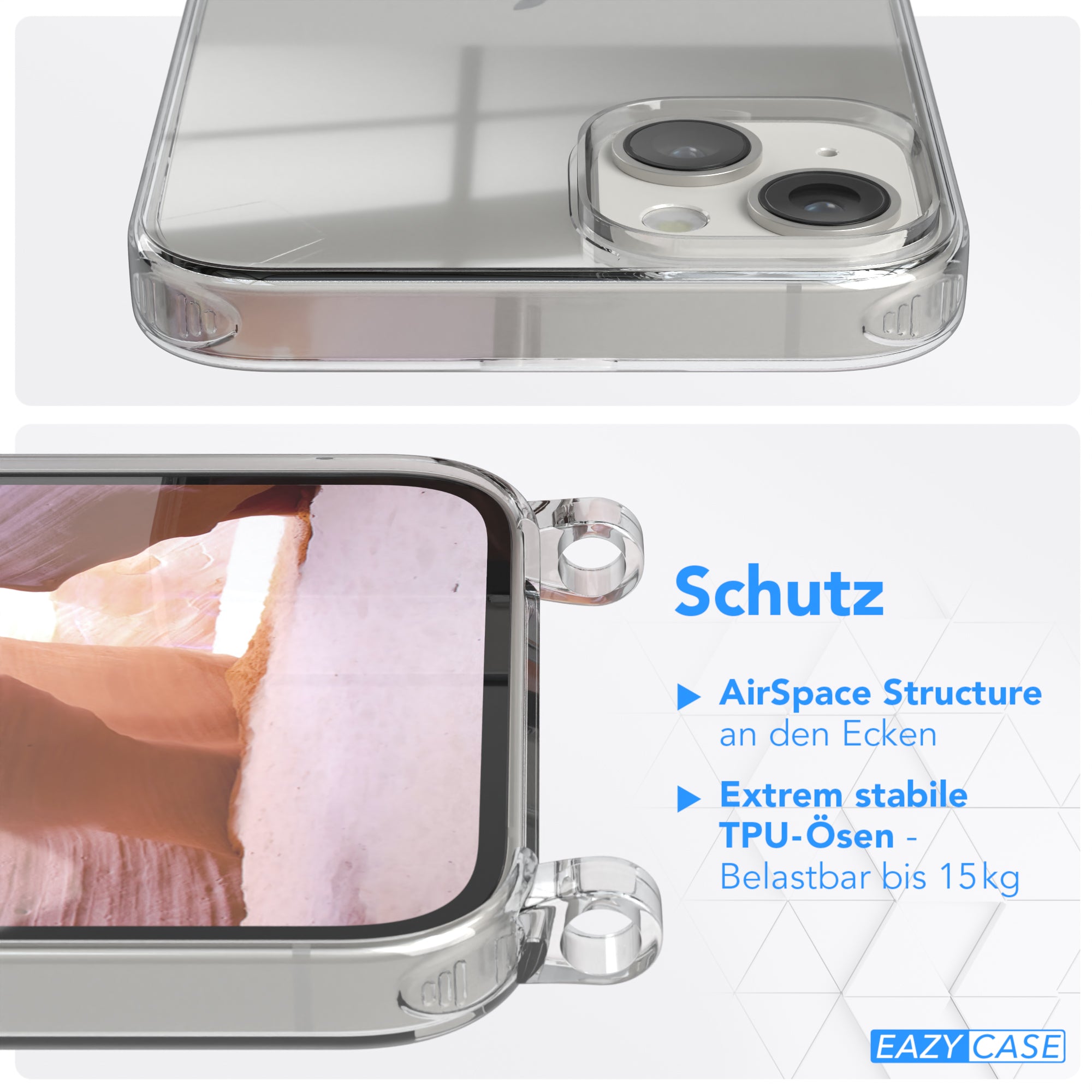 iPhone 14 Plus Hülle + breites Band