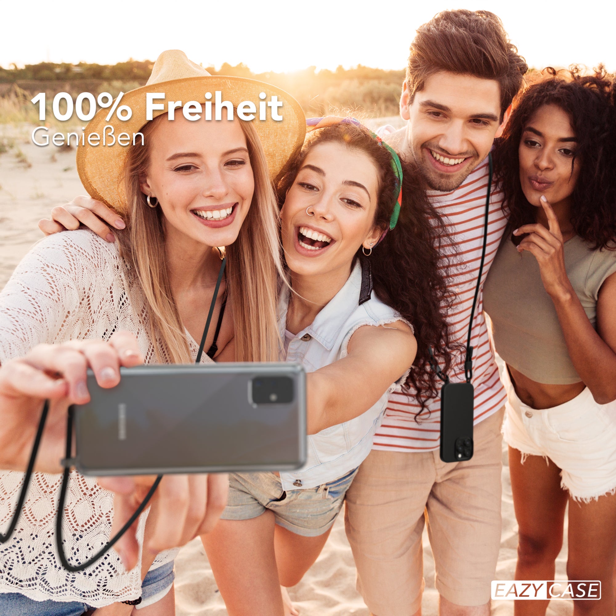 Galaxy A51 Hülle + Uni Kordel