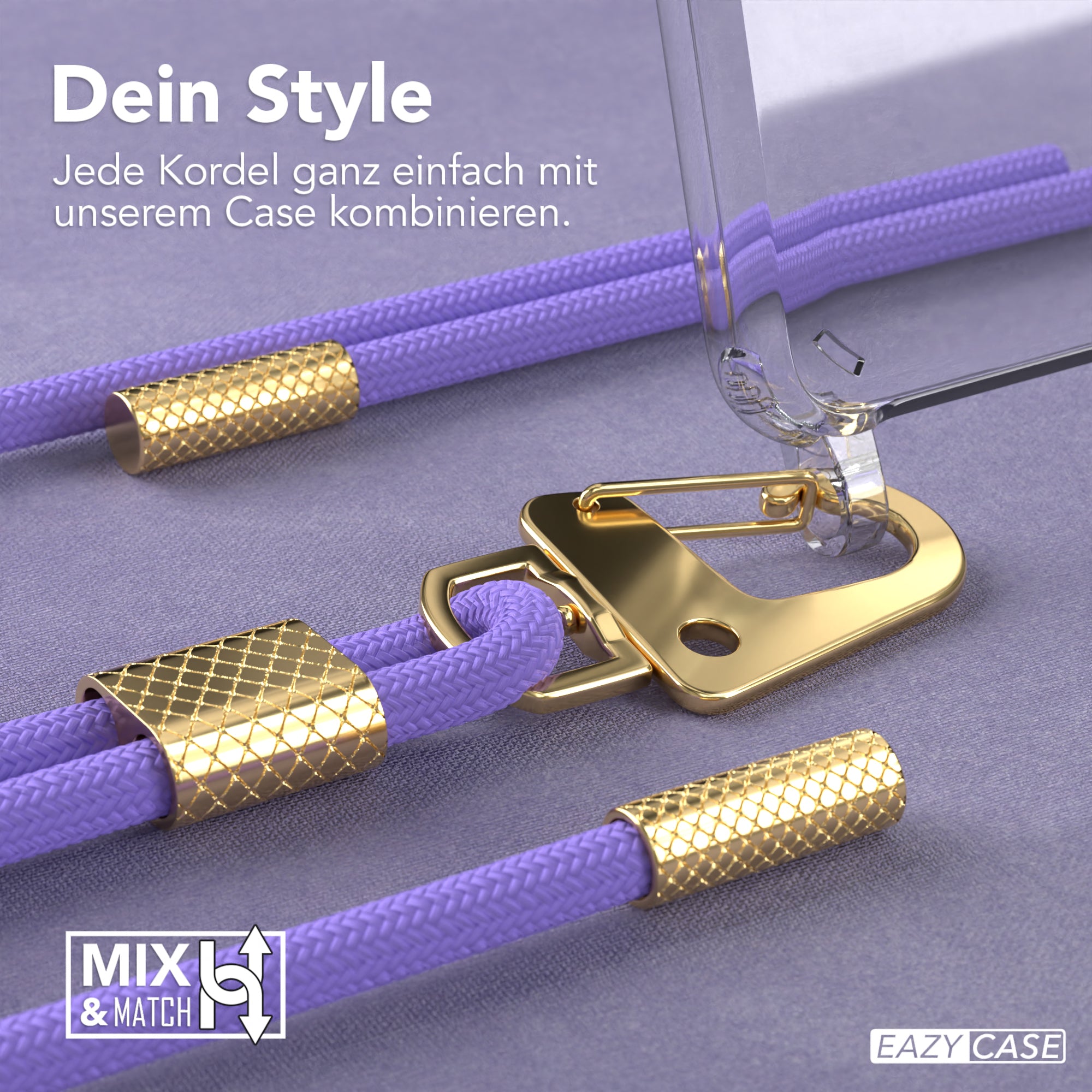 Galaxy A71 Hülle + Kordel mit Karabinern