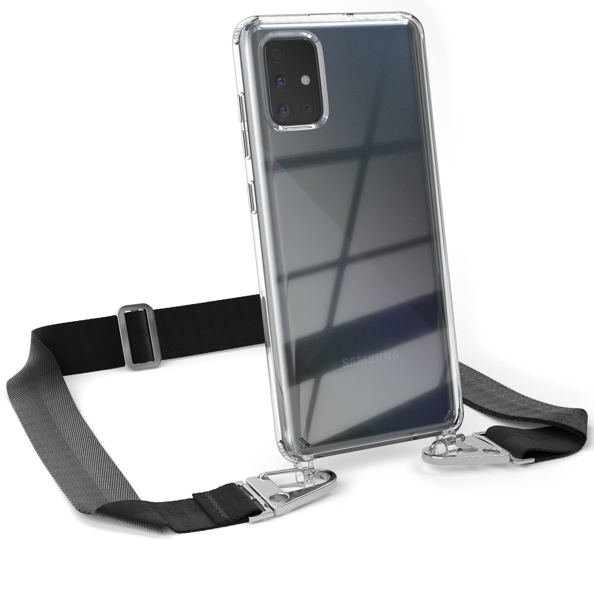 Galaxy A71 Hülle + breites Band