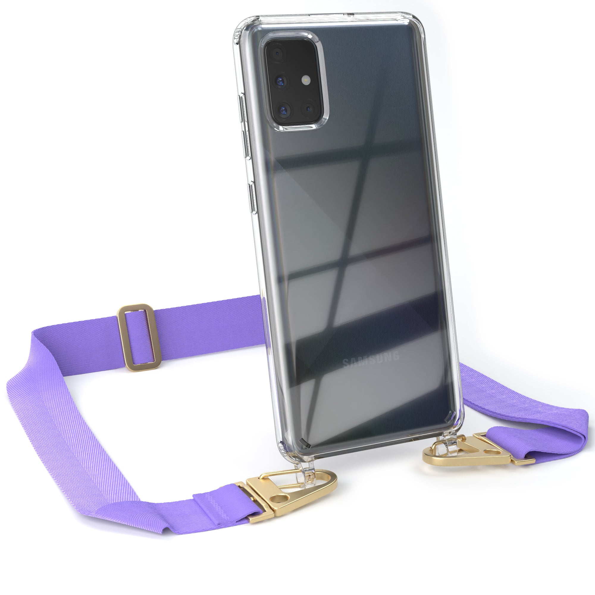 Galaxy A71 Hülle + breites Band