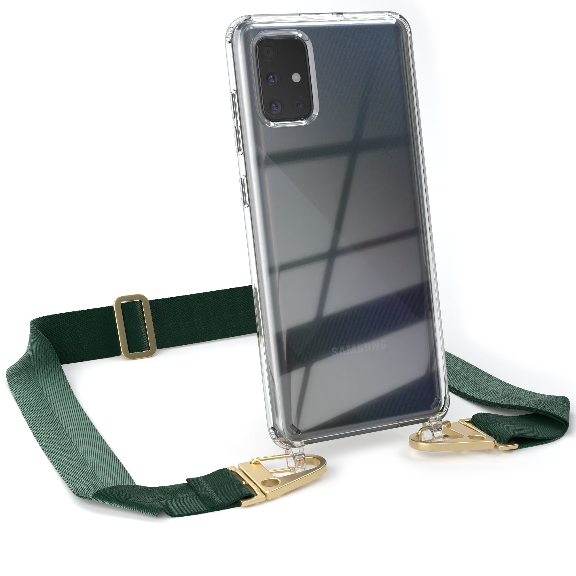 Galaxy A71 Hülle + breites Band