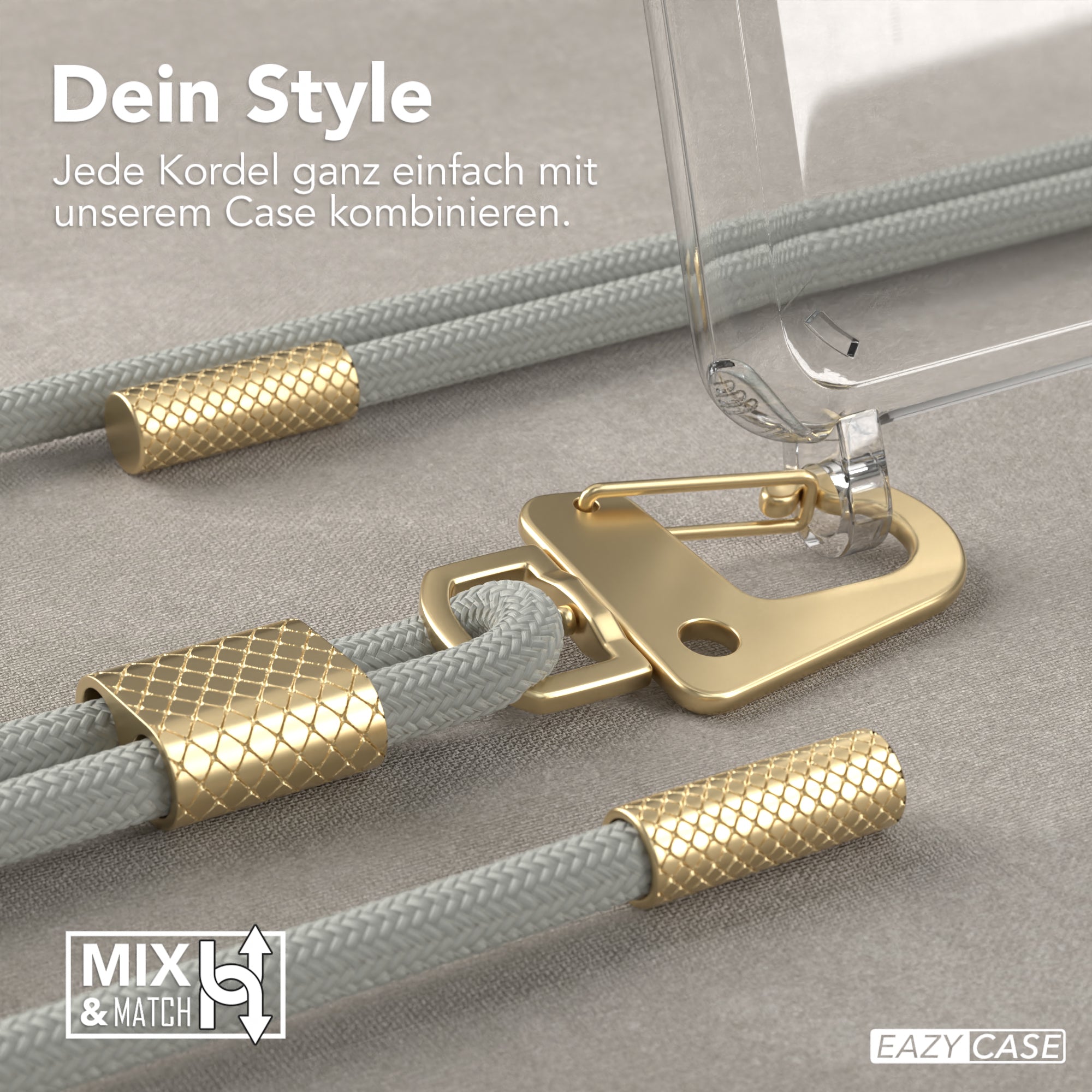 Galaxy S20 Plus / 5G Hülle + Kordel mit Karabinern