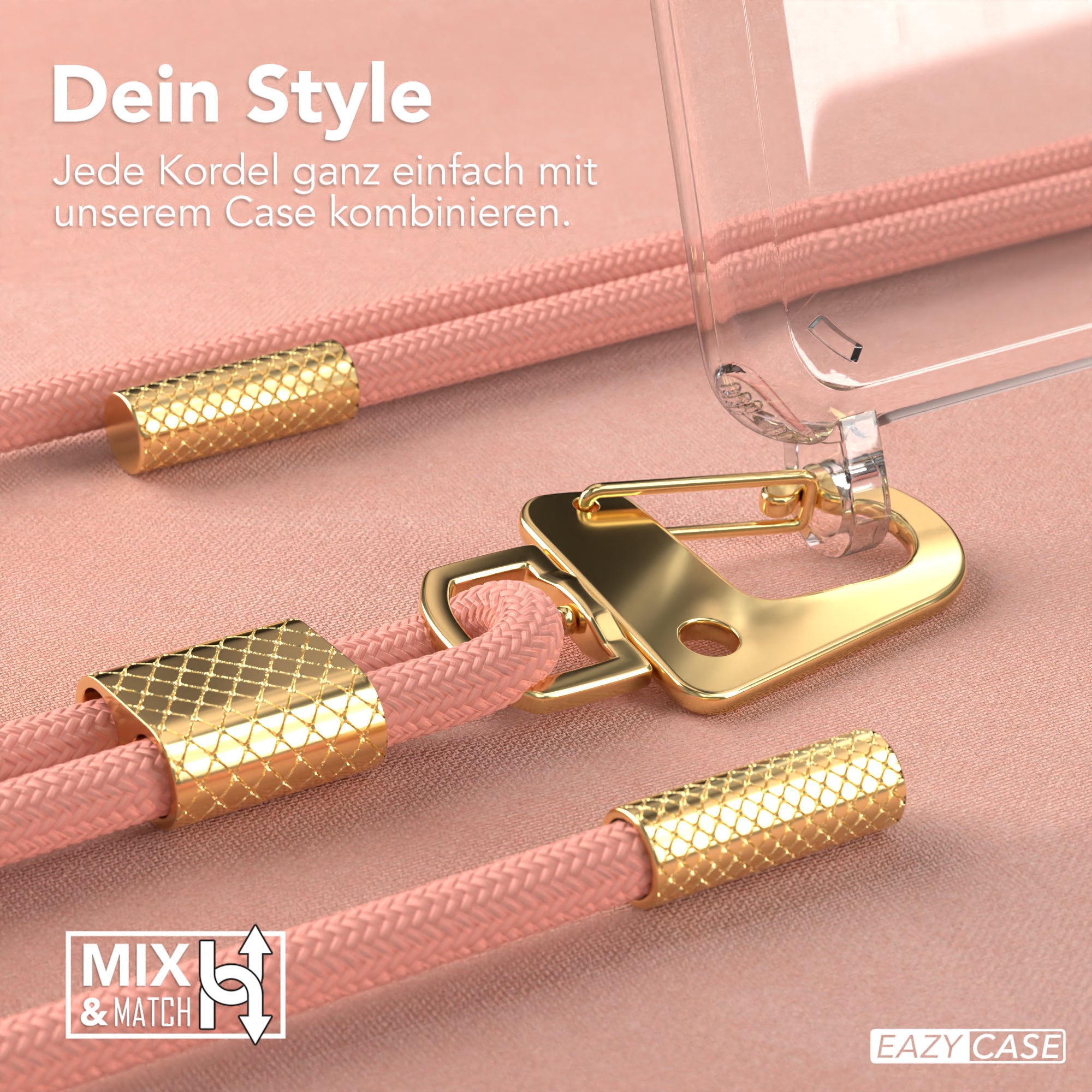 Galaxy S20 / 5G Hülle + Kordel mit Karabinern