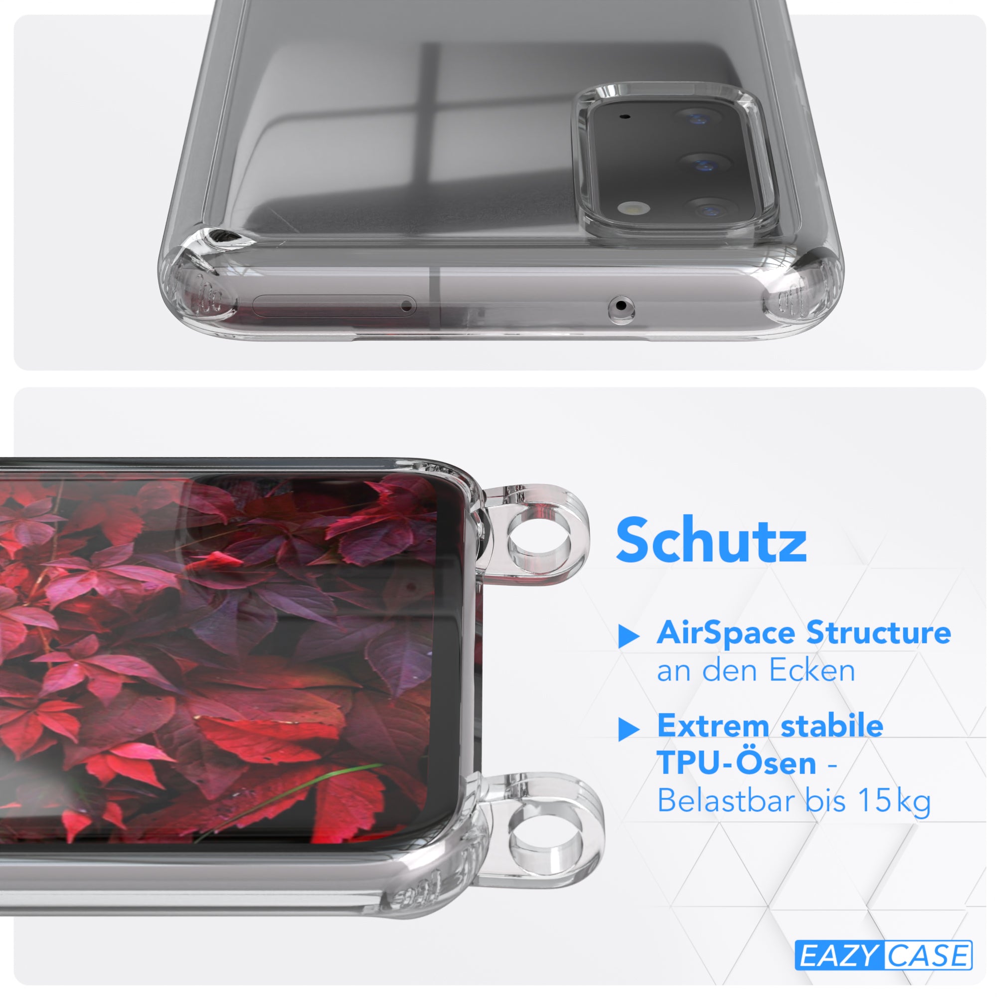 Galaxy S20 / 5G Hülle + breites Band