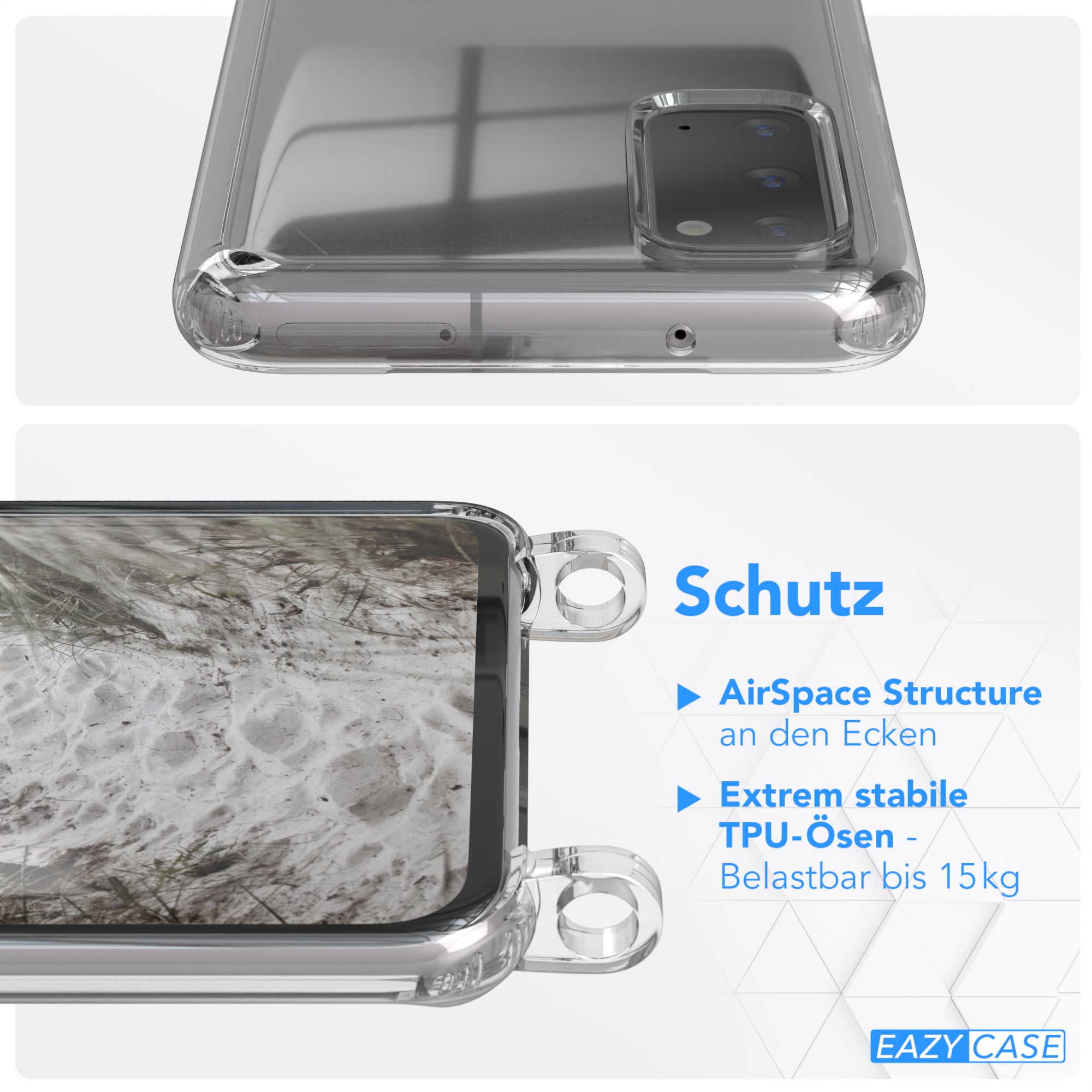 Galaxy S20 / 5G Hülle + breites Band