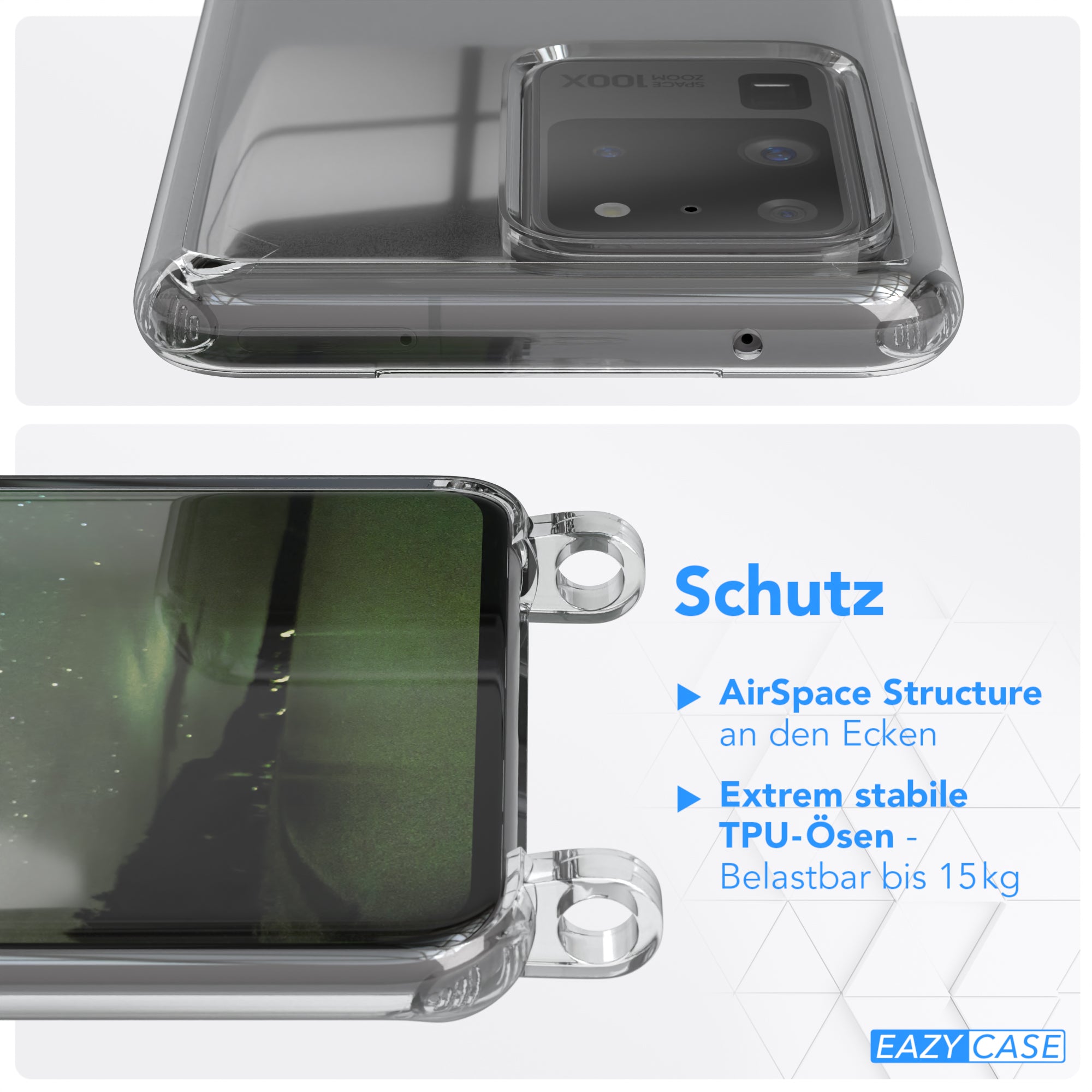 Galaxy S20 Ultra / 5G Hülle + Uni Kordel