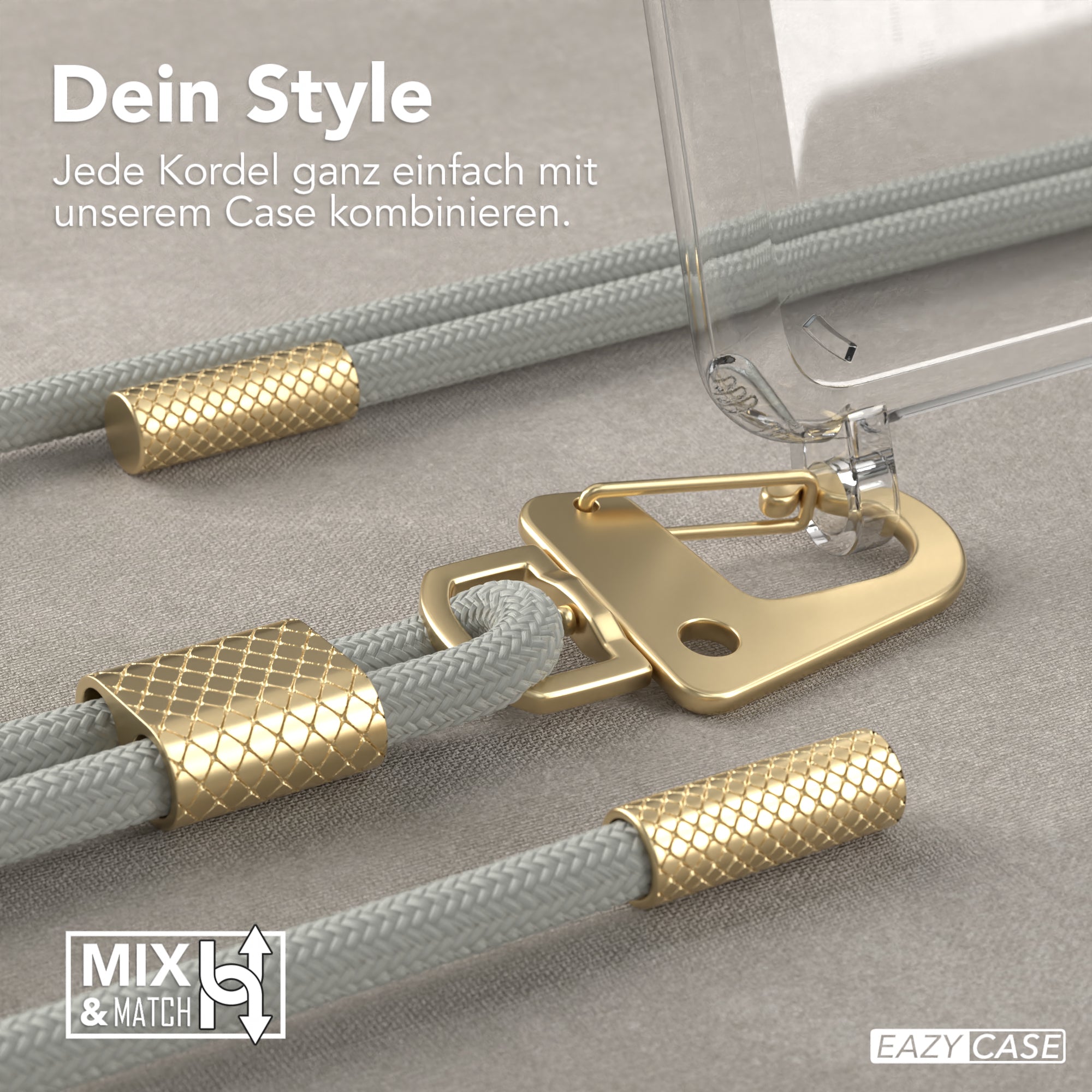 Galaxy S20 Ultra / 5G Hülle + Kordel mit Karabinern