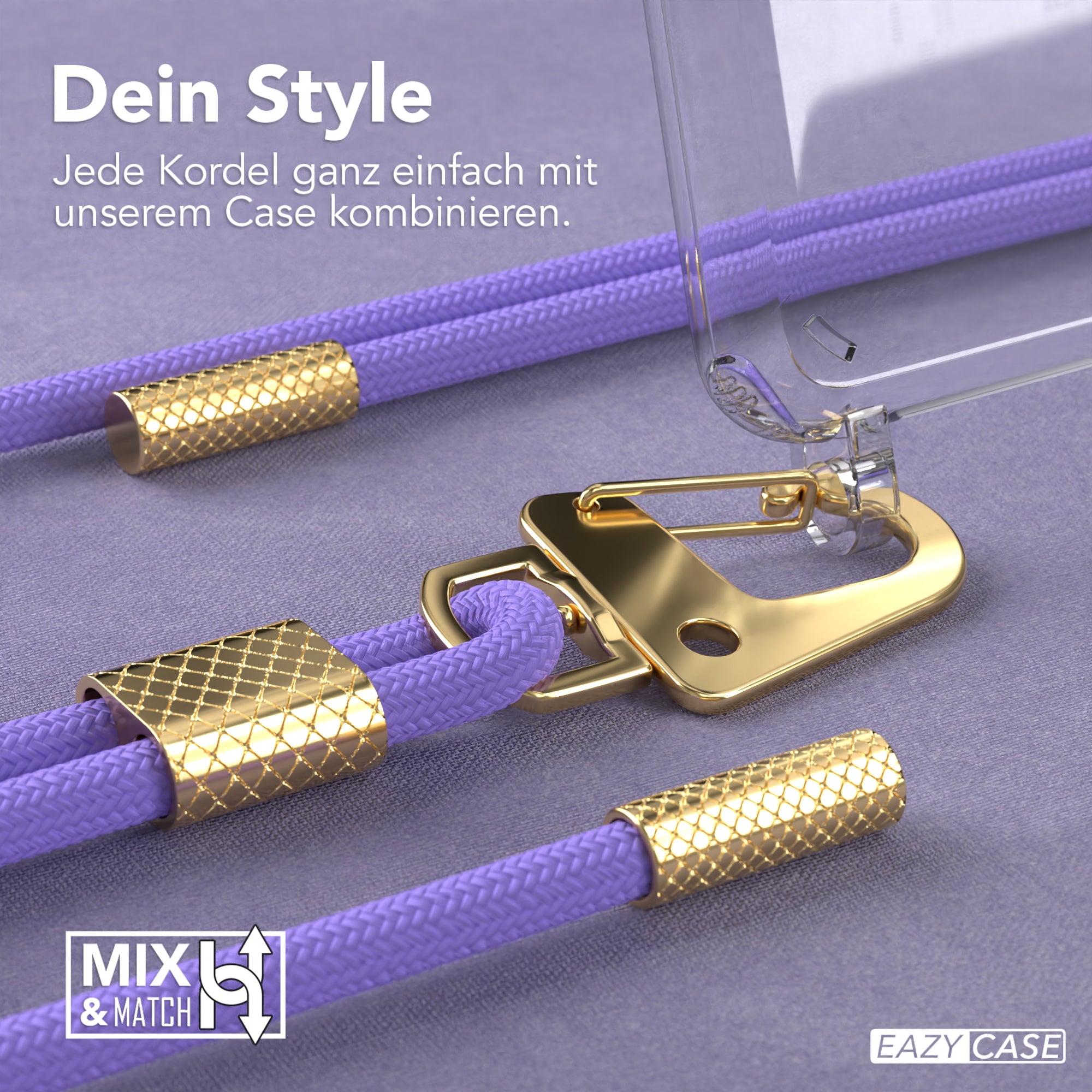 Galaxy S20 Ultra / 5G Hülle + Kordel mit Karabinern