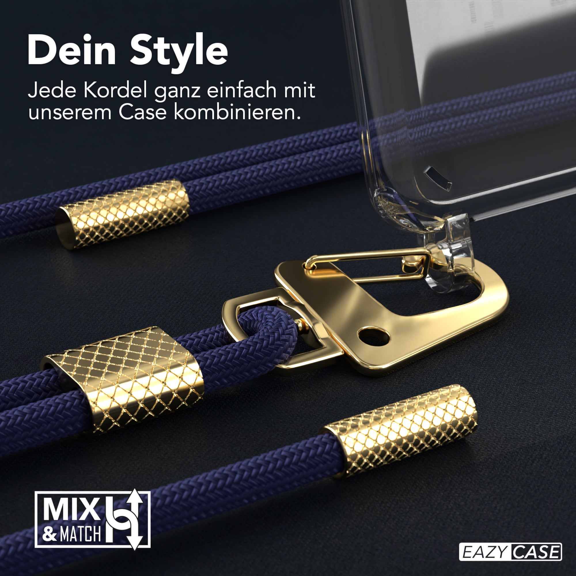 Galaxy S20 Ultra / 5G Hülle + Kordel mit Karabinern