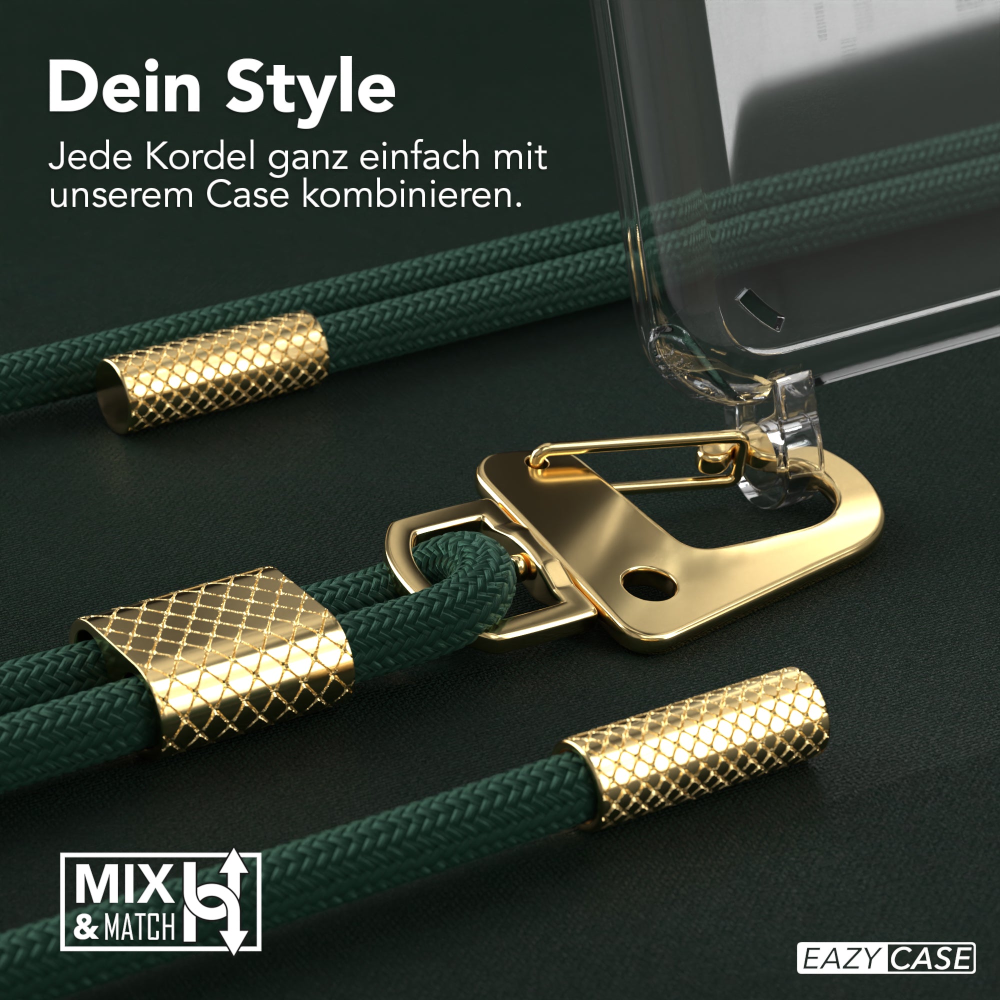 Galaxy S20 Ultra / 5G Hülle + Kordel mit Karabinern