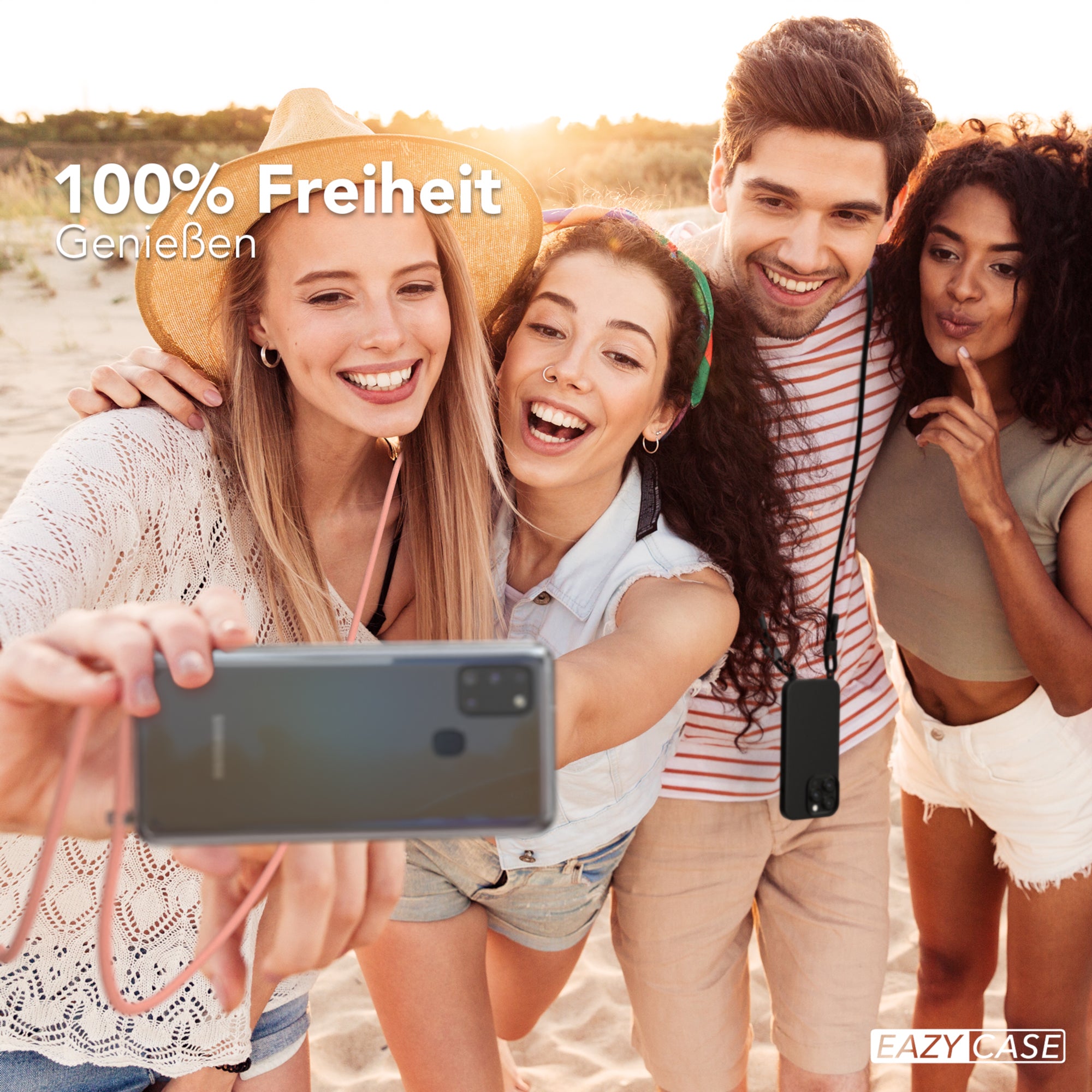 Galaxy A21s Hülle + Uni Kordel