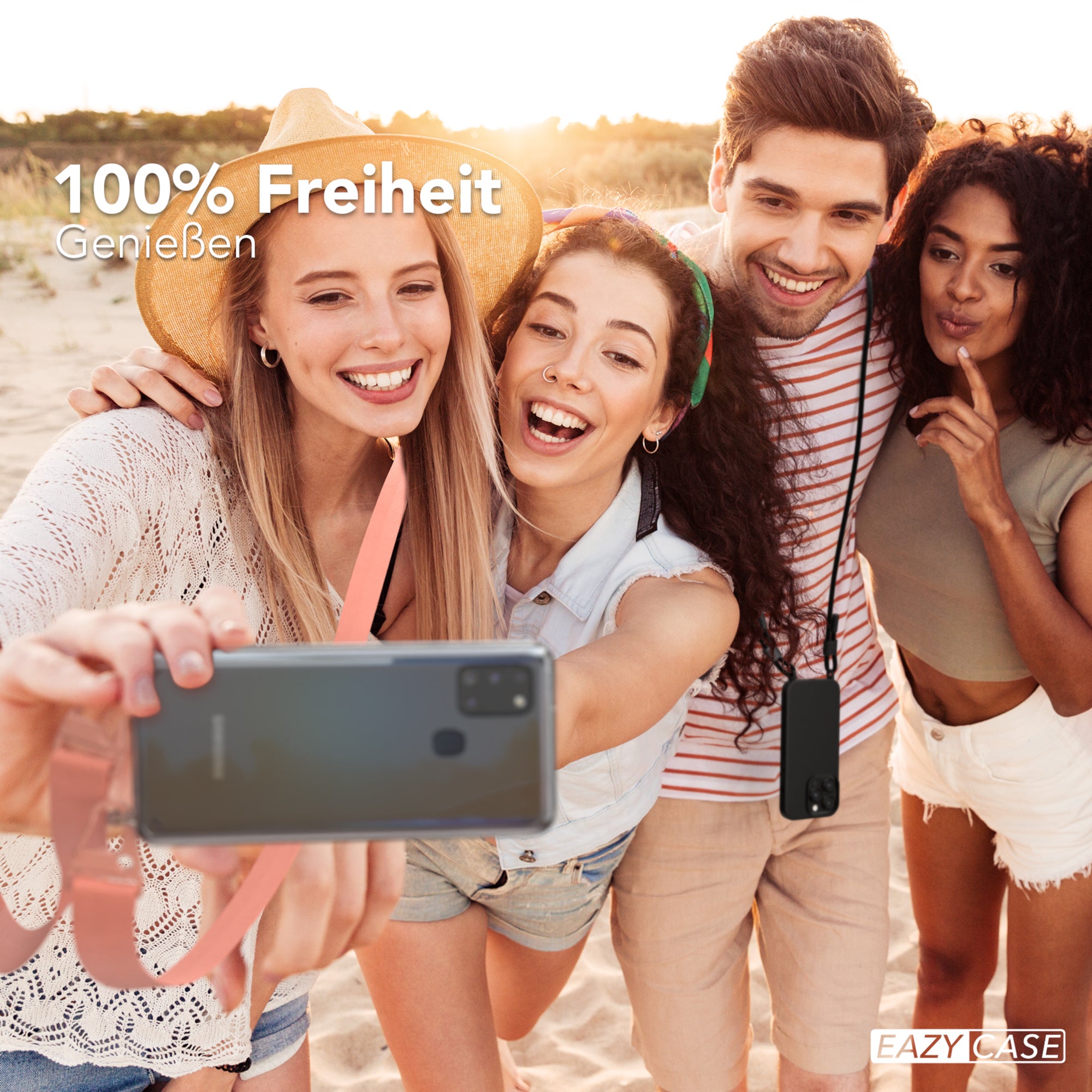 Galaxy A21s Hülle + breites Band