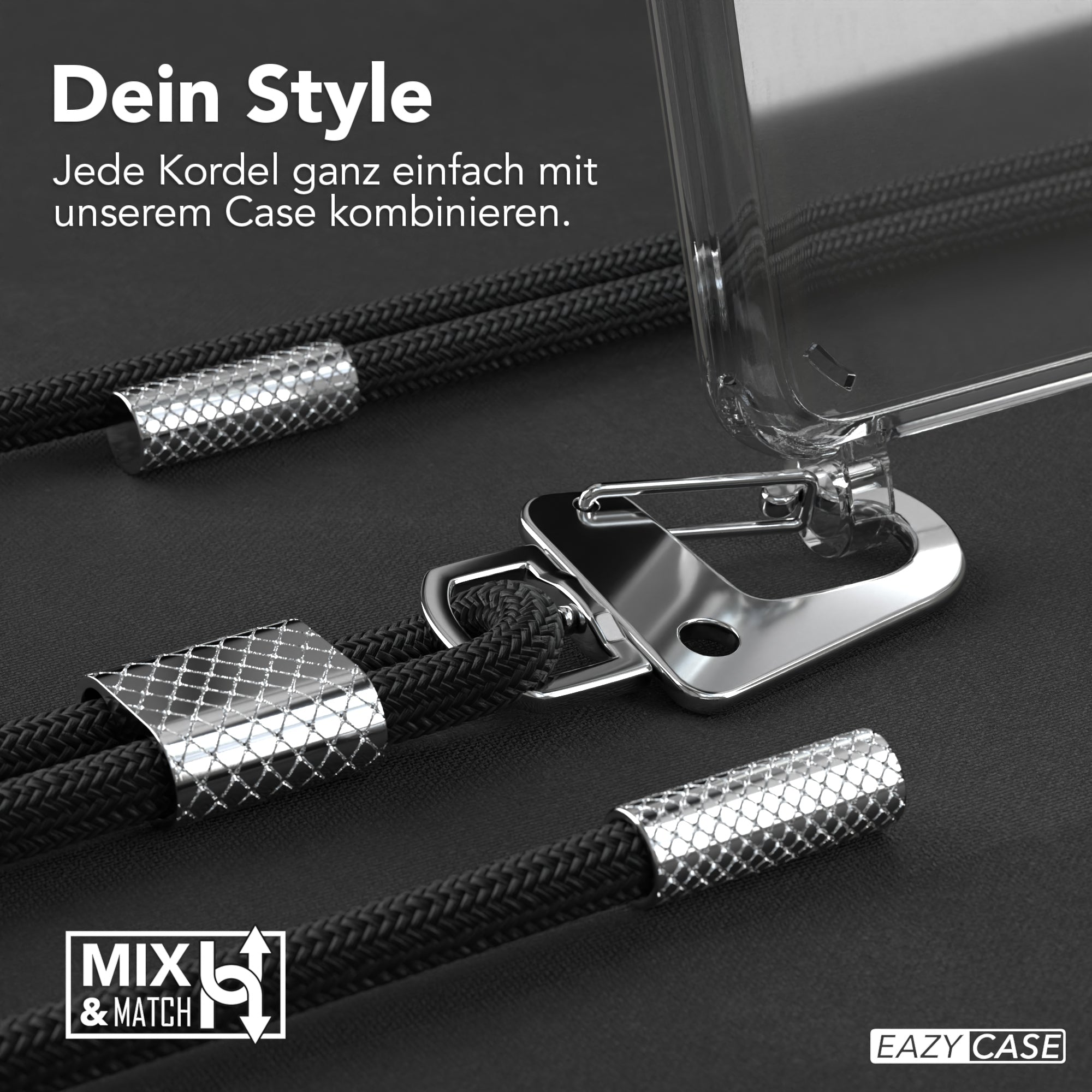 Galaxy Note 20 Hülle + Kordel mit Karabinern