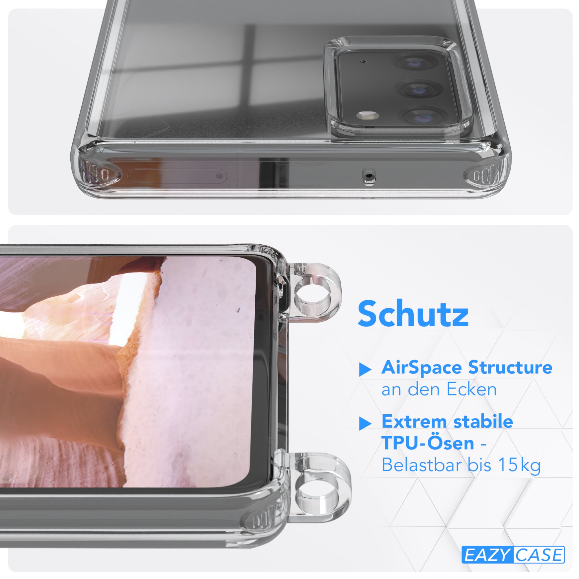 Galaxy Note 20 Hülle + breites Band
