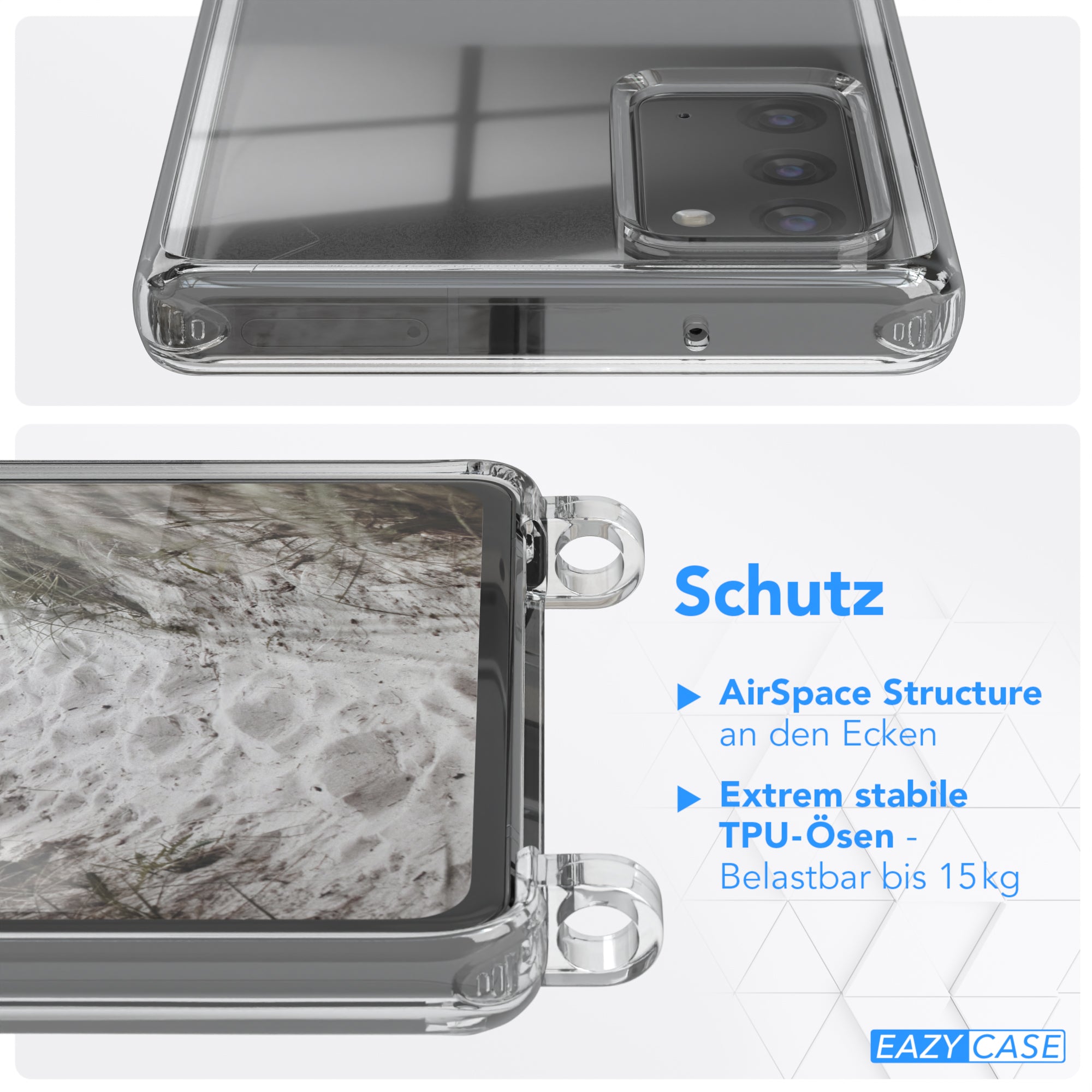 Galaxy Note 20 Hülle + breites Band