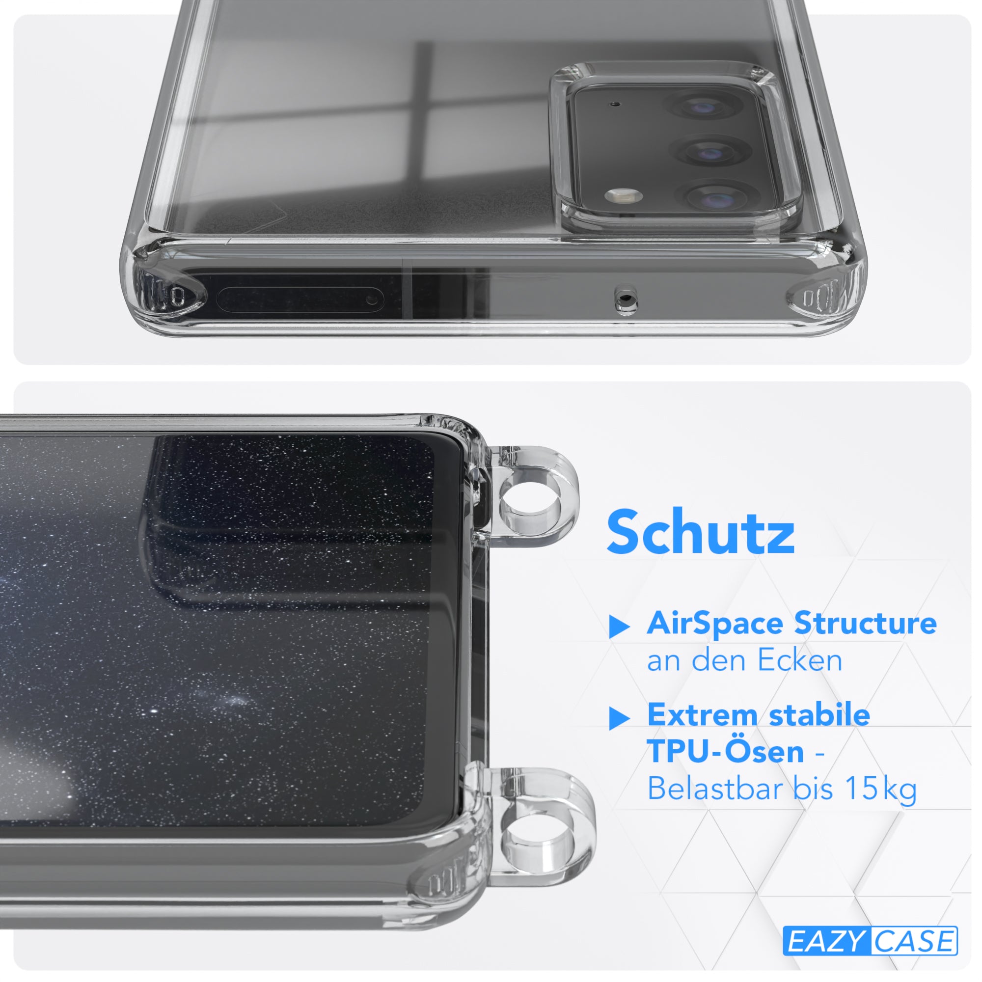 Galaxy Note 20 Hülle + breites Band