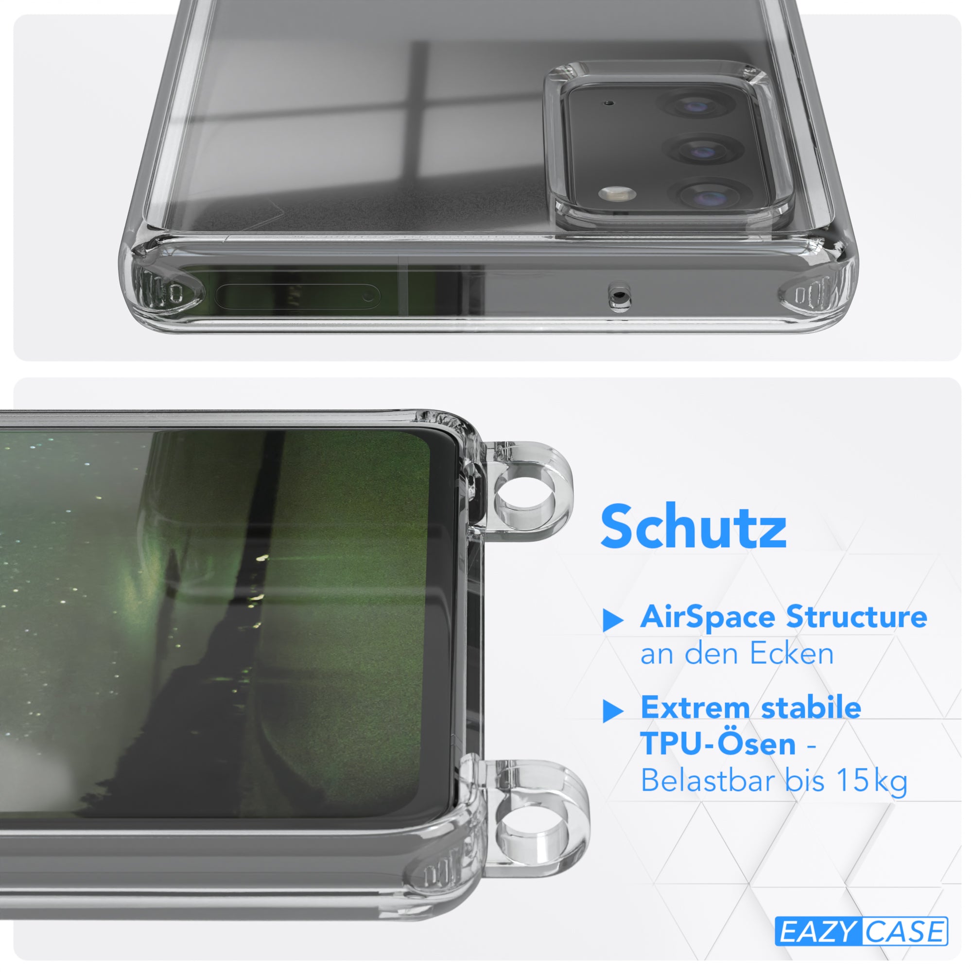Galaxy Note 20 Hülle + breites Band